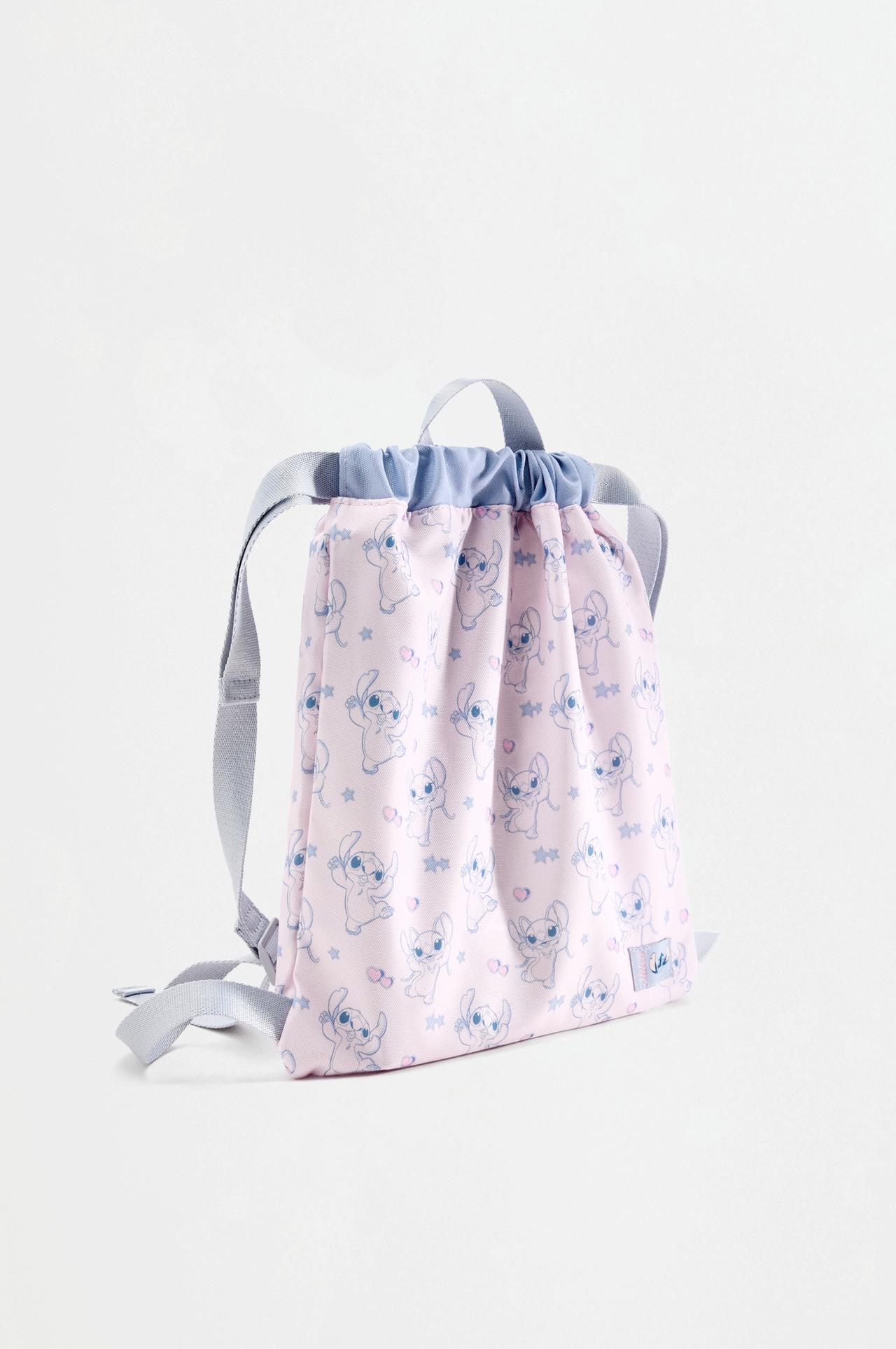Stitch ©Disney Pop Drawstring Backpack — PALE PINK