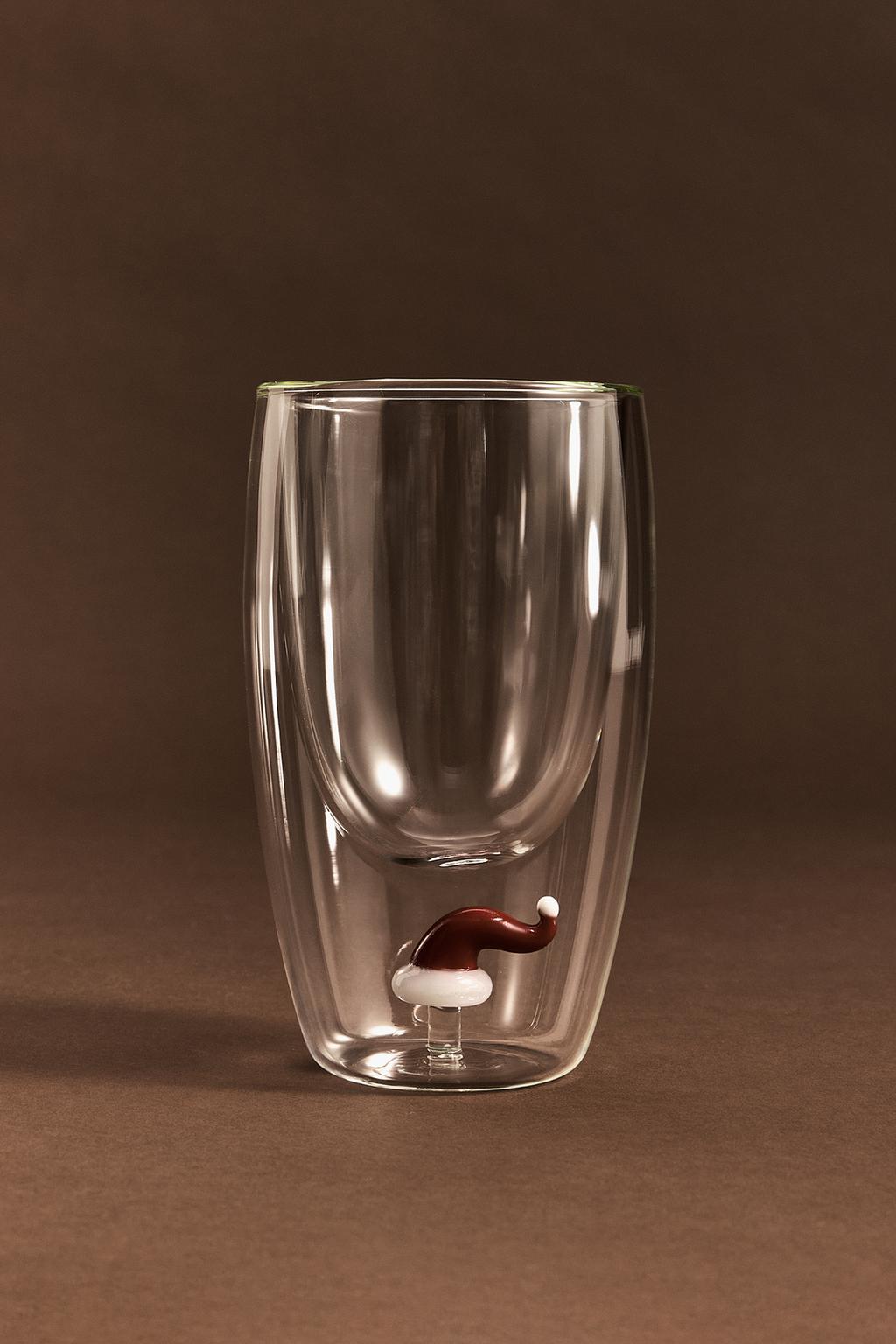 Vaso doble pared gorro Santa Claus 3D