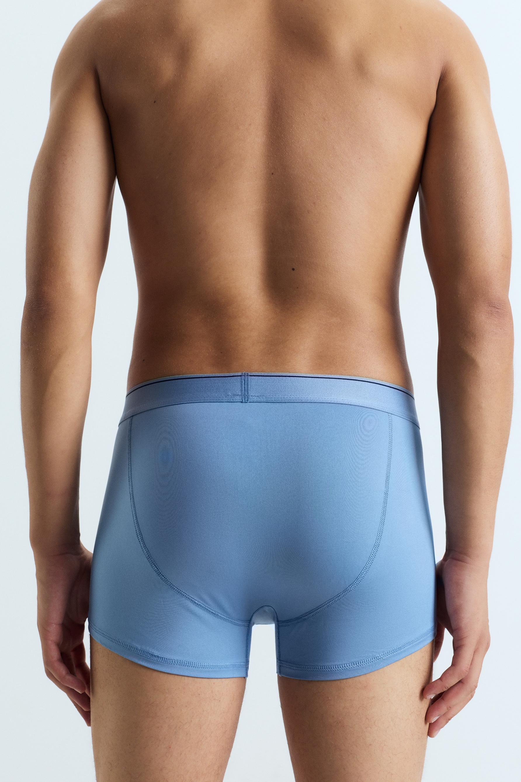 Microfibre boxers (Pack 3) — SKY BLUE