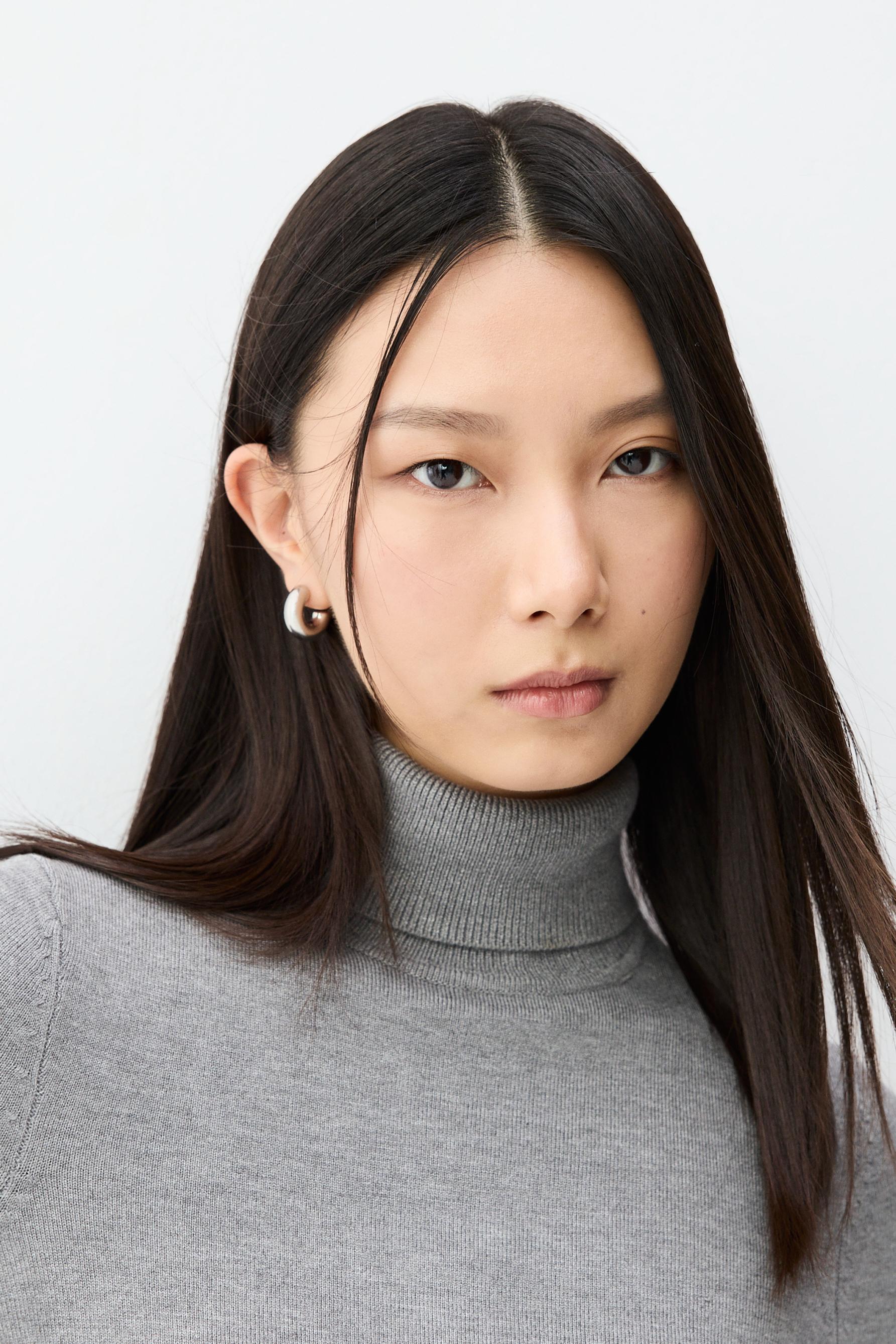 Roll neck sweater — GREY MARL