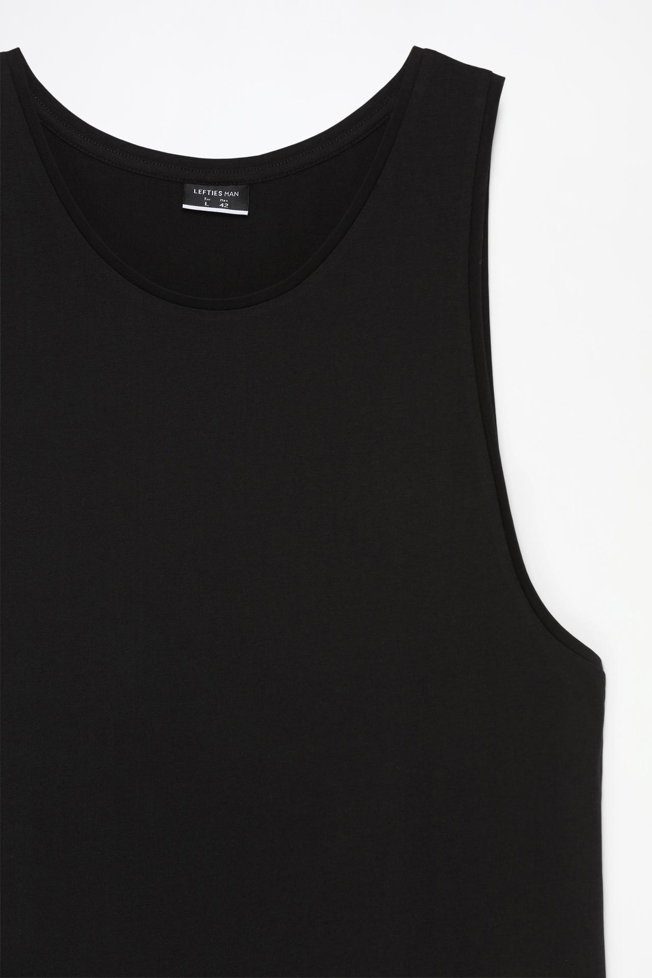 Basic tank top — BLACK