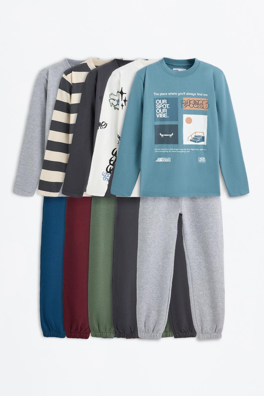 Pack completi maglietta e pantaloni in felpa Pigiami INTIMO