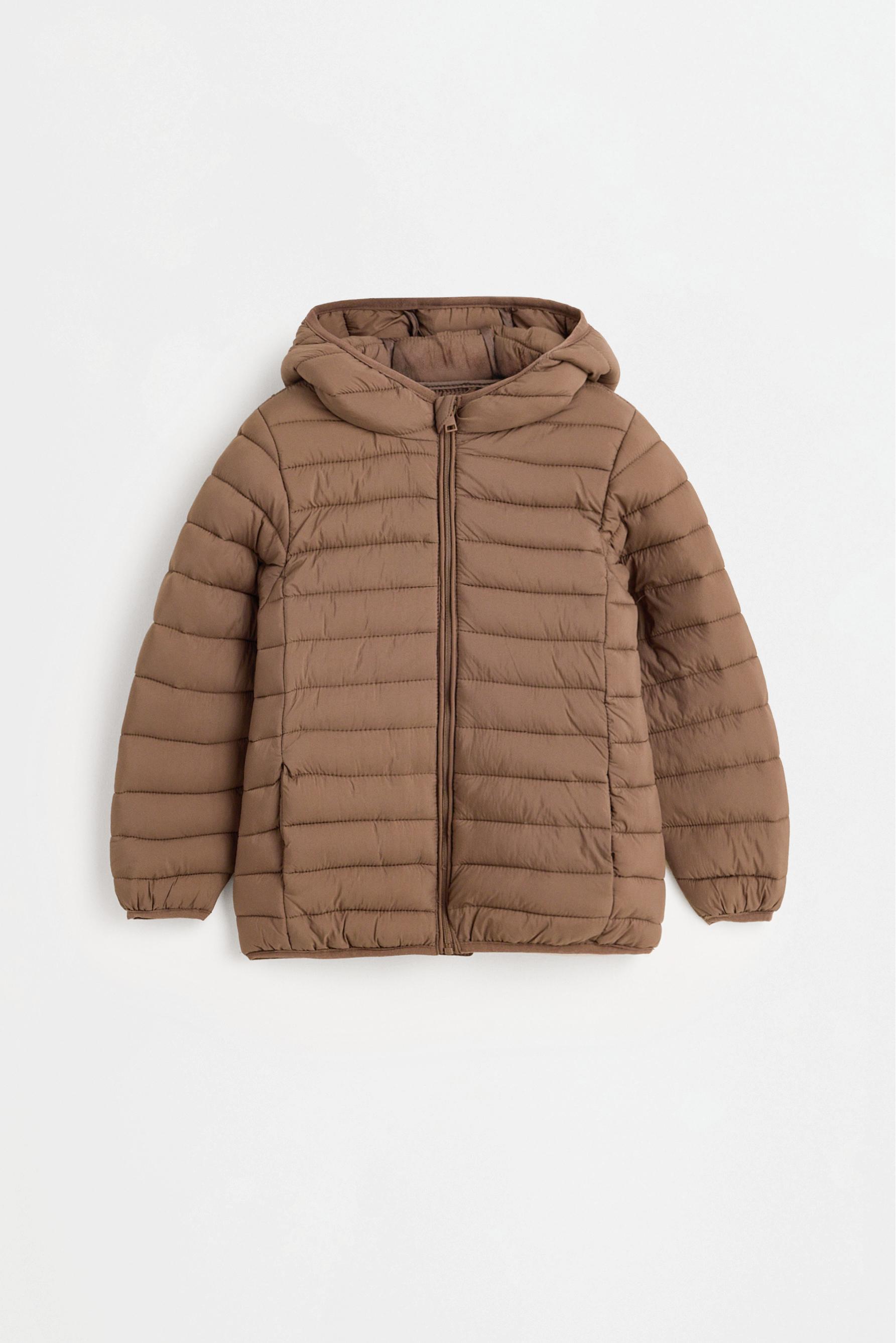 Lightweight hooded quilted jacket — TOFFEE