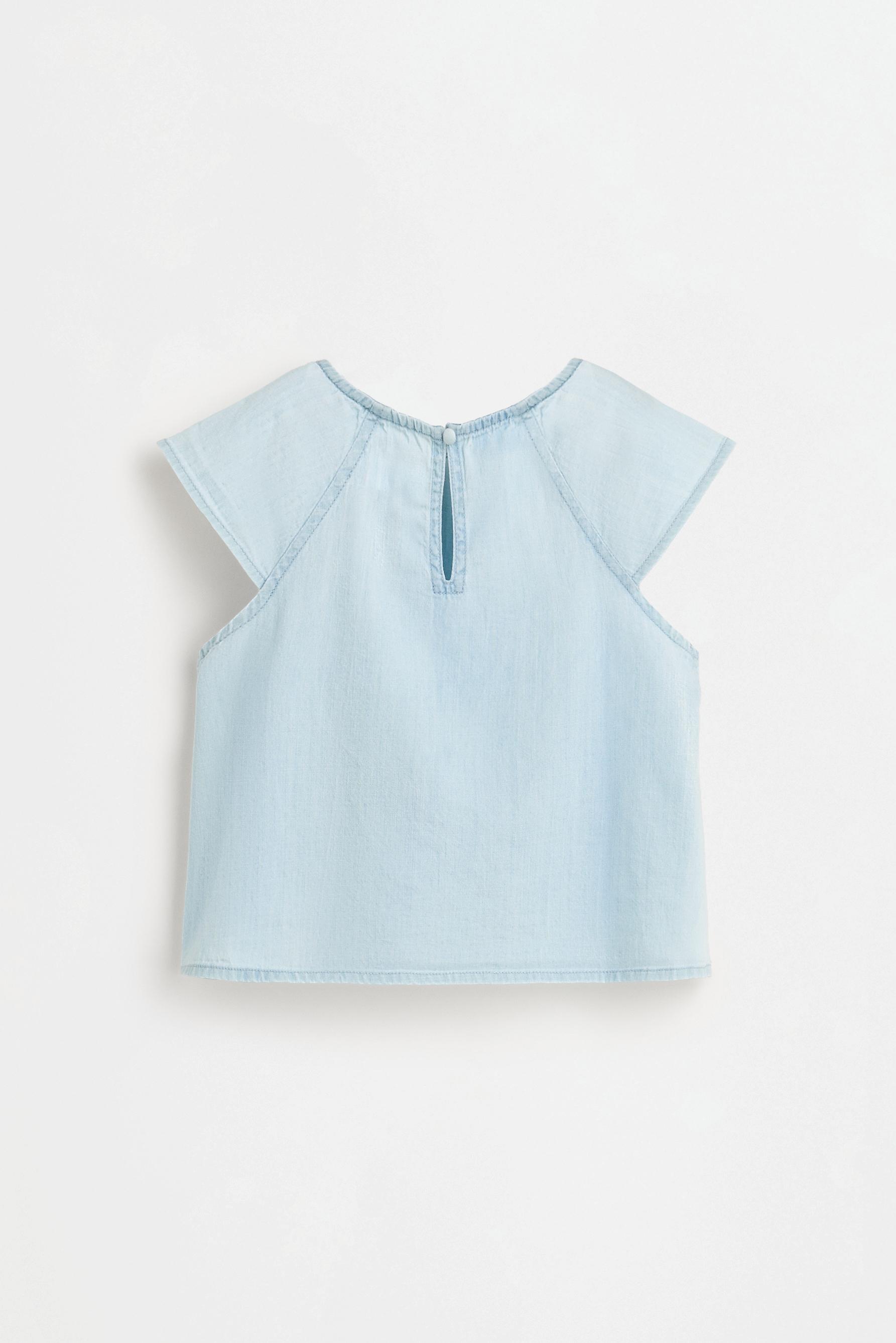 Denim top — FADED BLUE