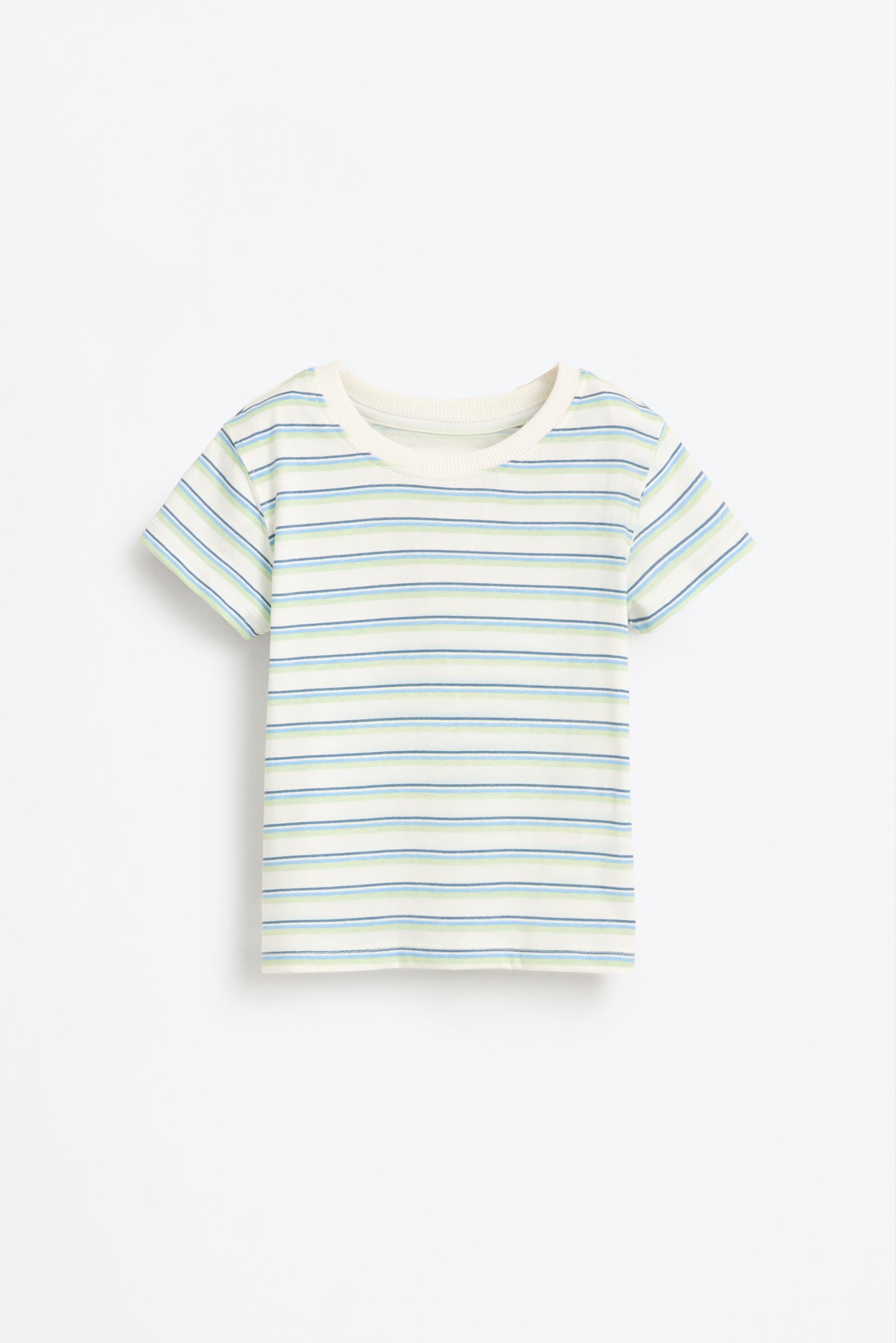 Plush dungarees and T-shirt set — STEEL BLUE