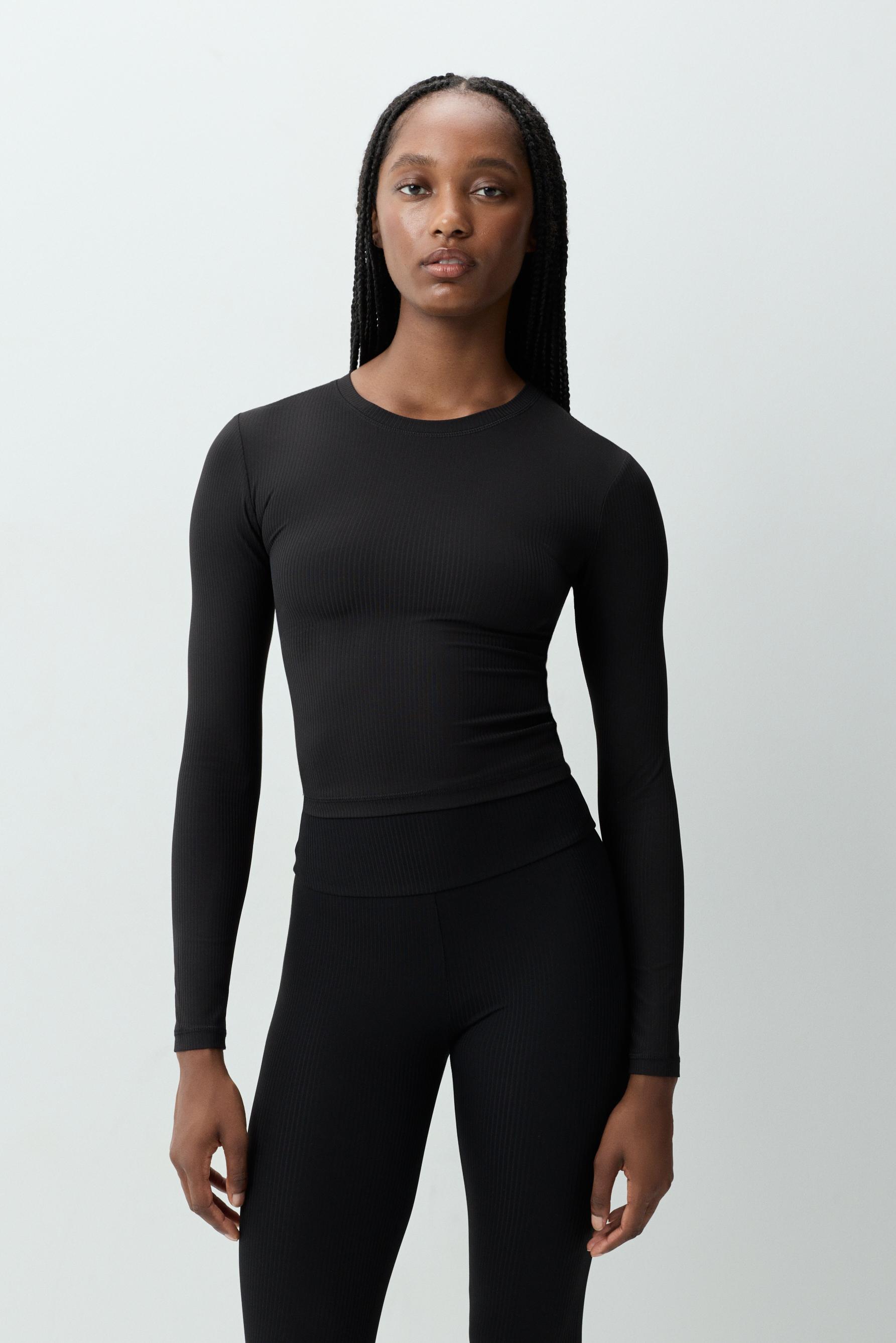 Camiseta deportiva canalé