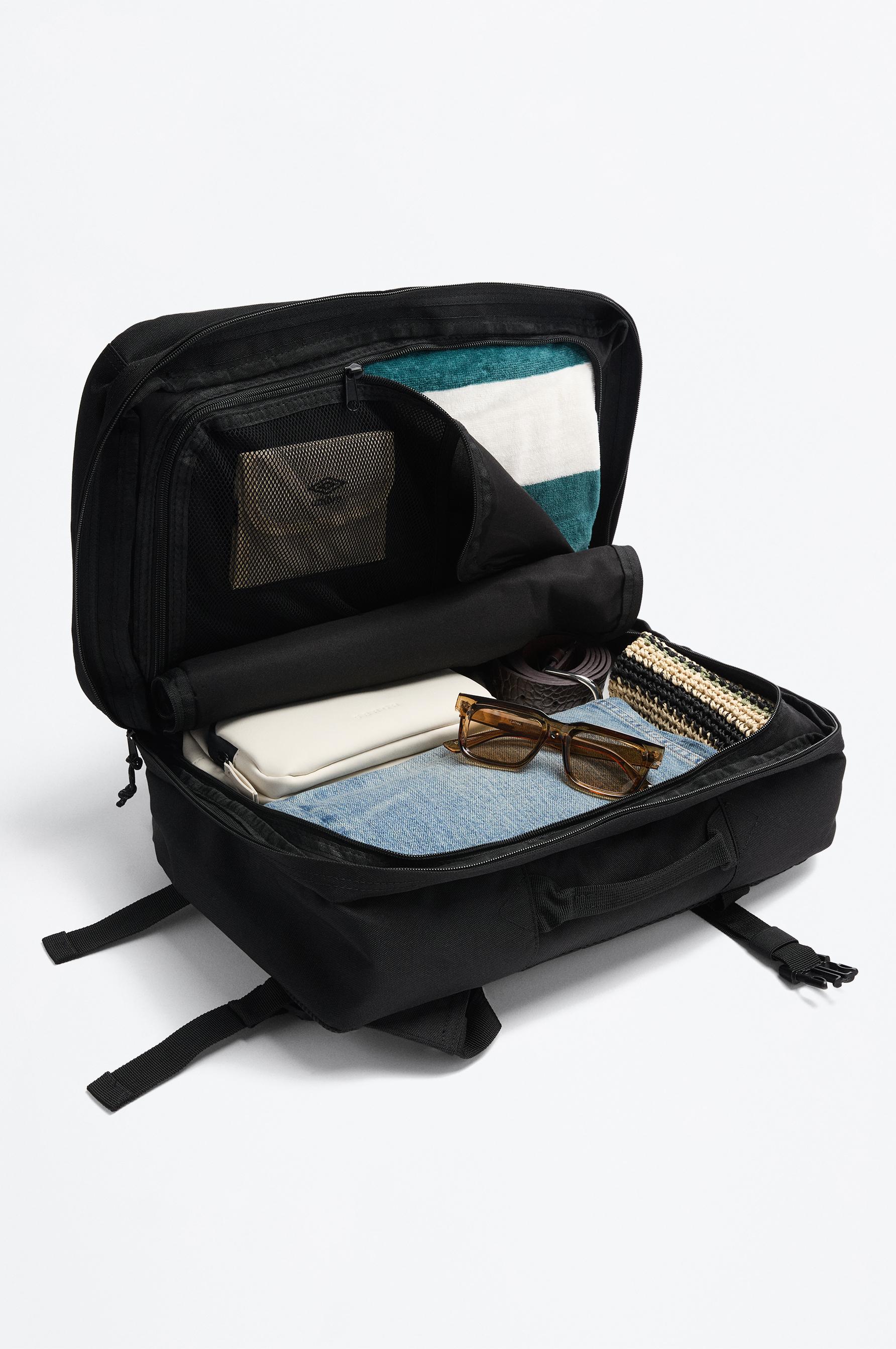 Travel backpack — BLACK
