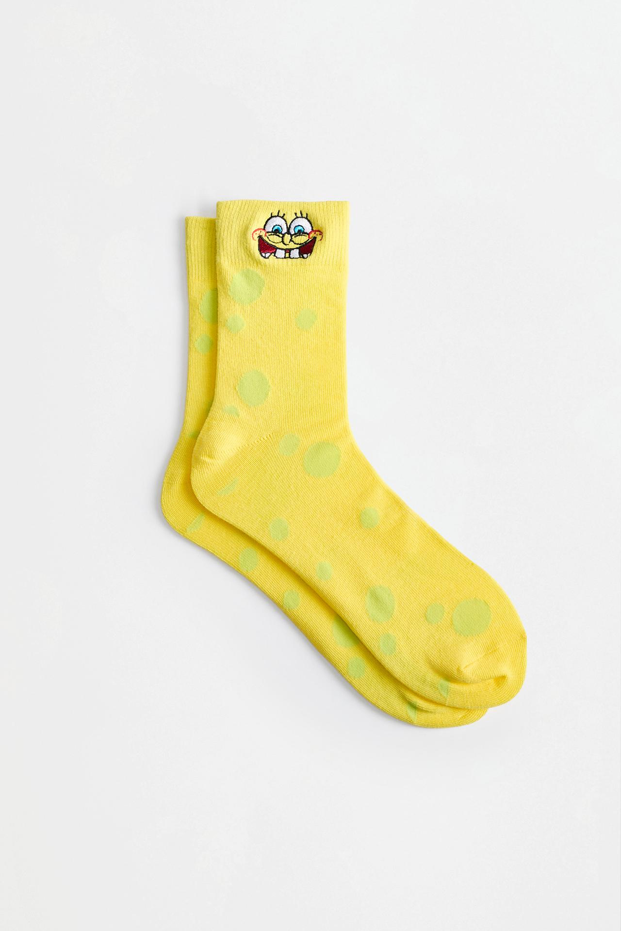 SpongeBob Nickelodeon™ high ankle socks (3-pack) — YELLOW