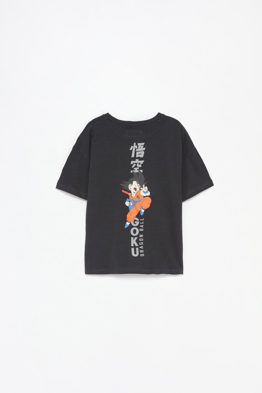 Bershka Camiseta Goku Pull And Bear Camisetas Dragon Ball Pull&amp