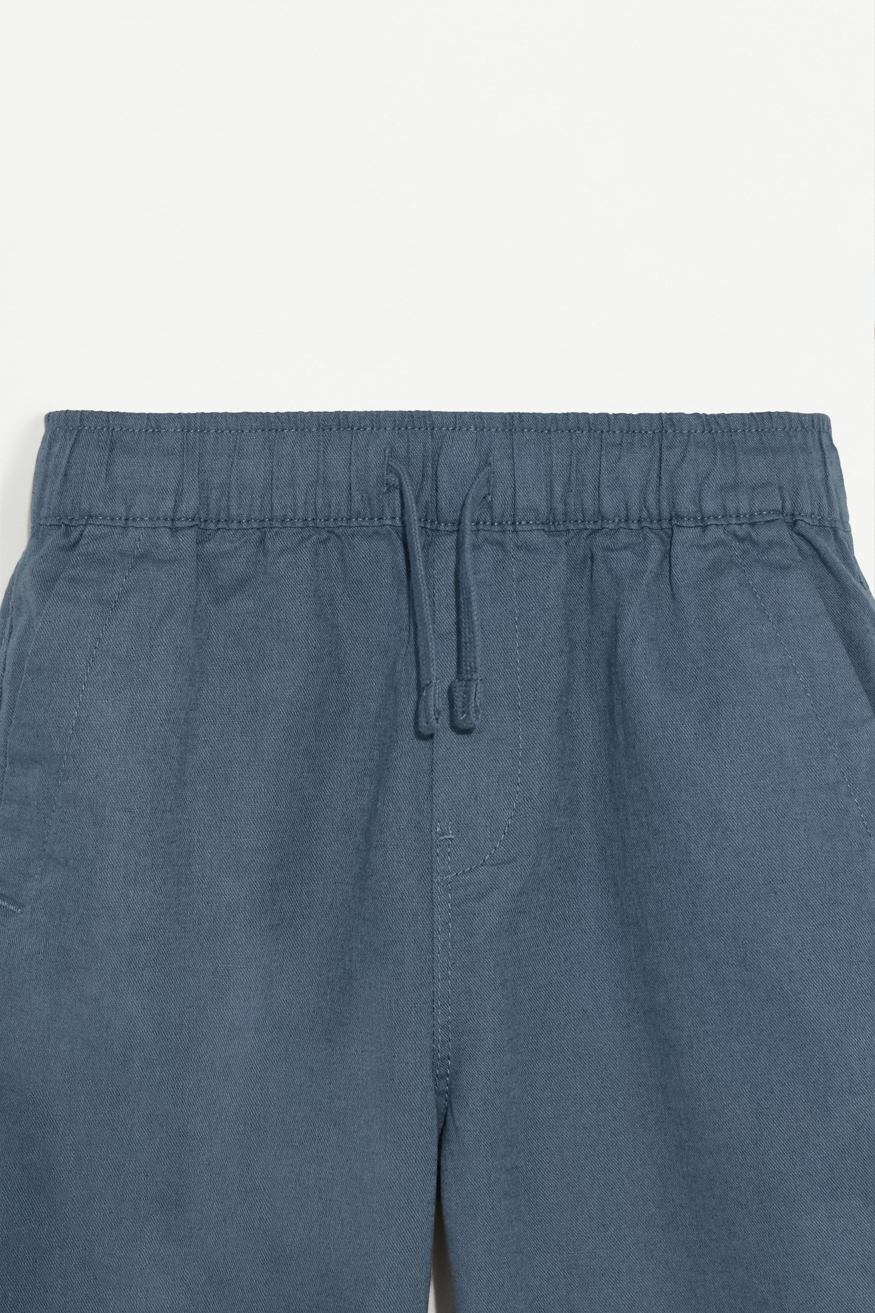 Rustic Bermuda shorts — FADED PETROL BLUE