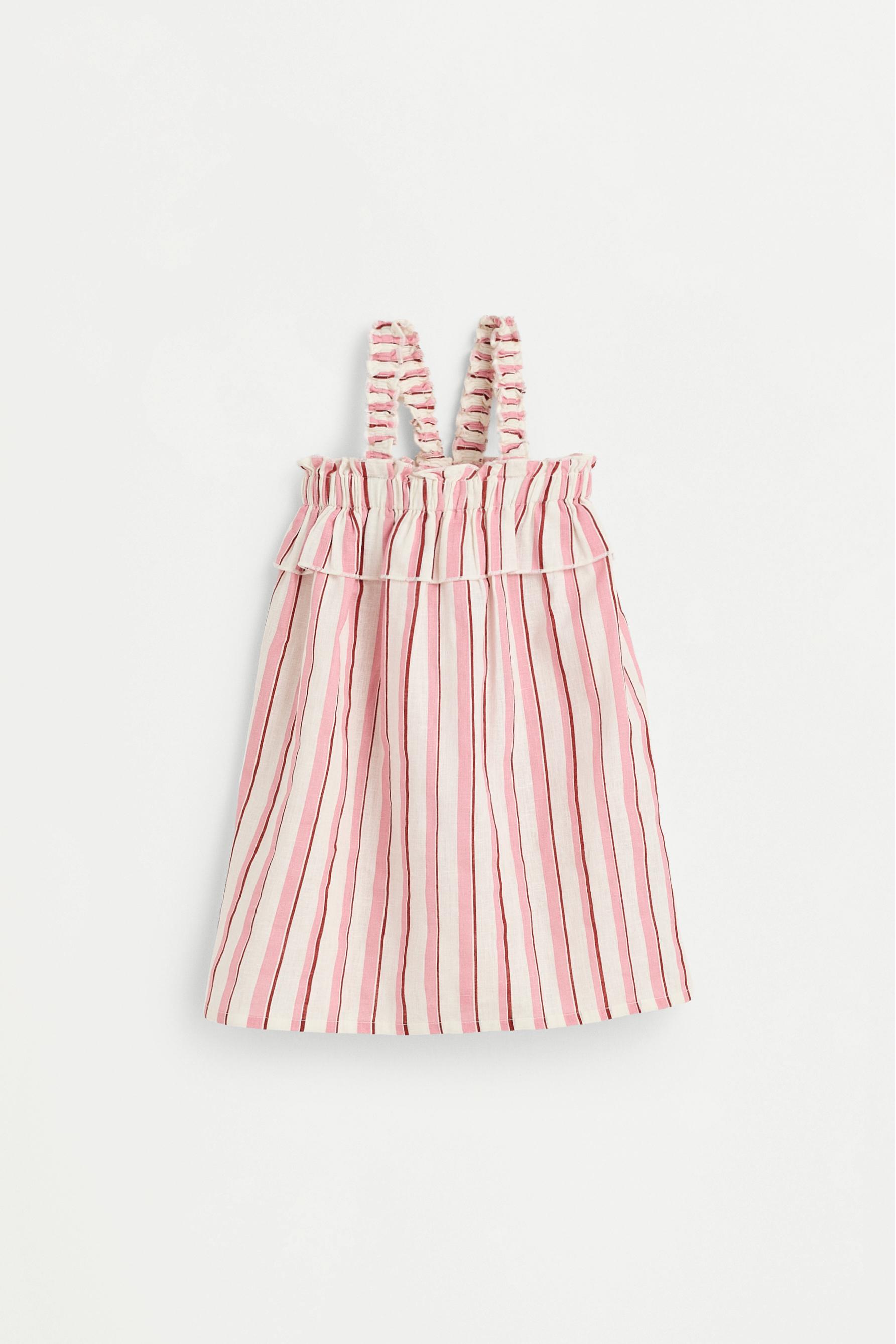 Baby Girl | Pink striped dress — PINK