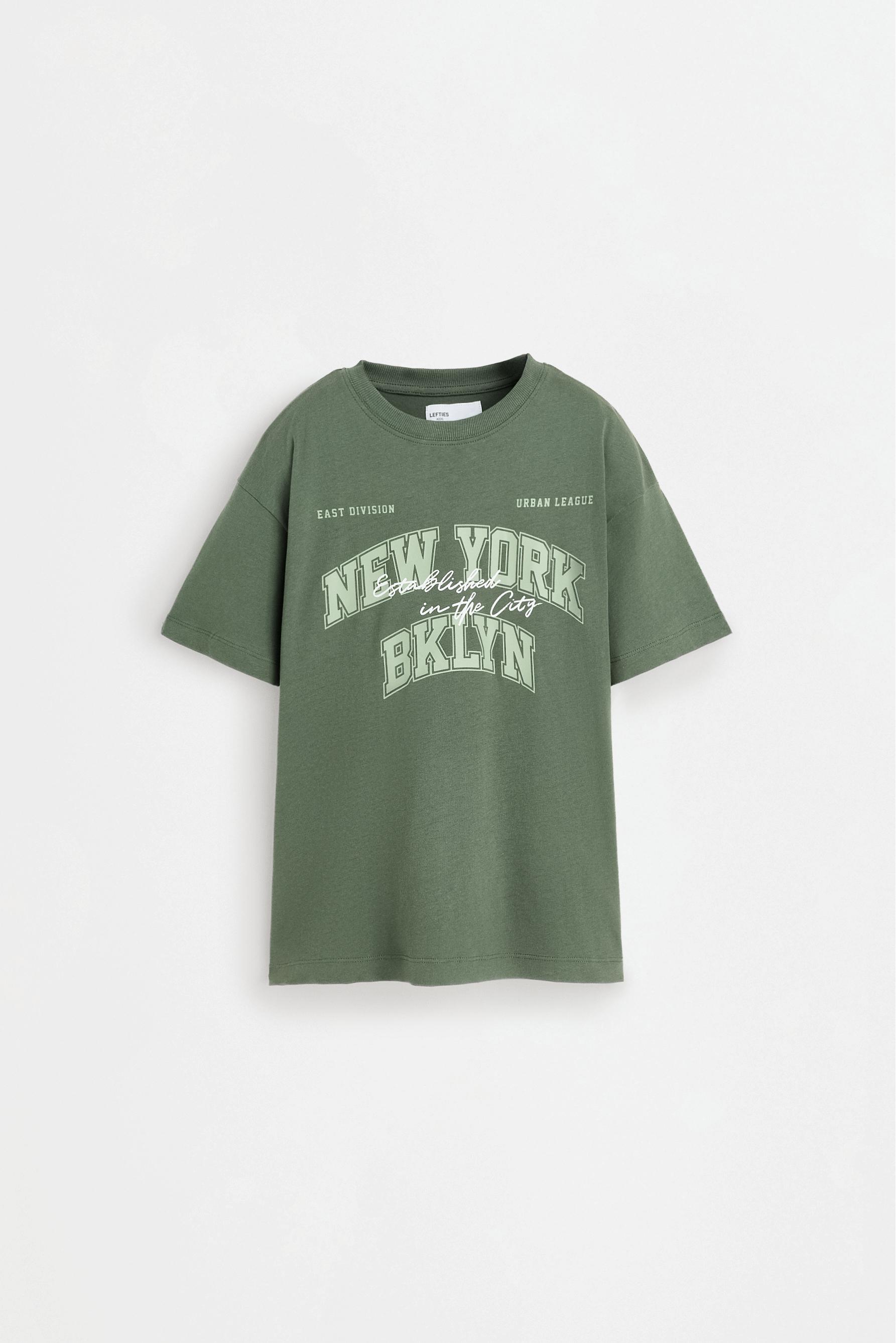 Printed T-shirt — EMERALD