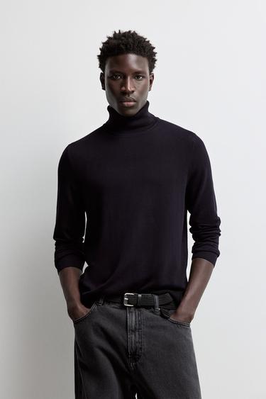 Turtleneck sweater — BLACK 1