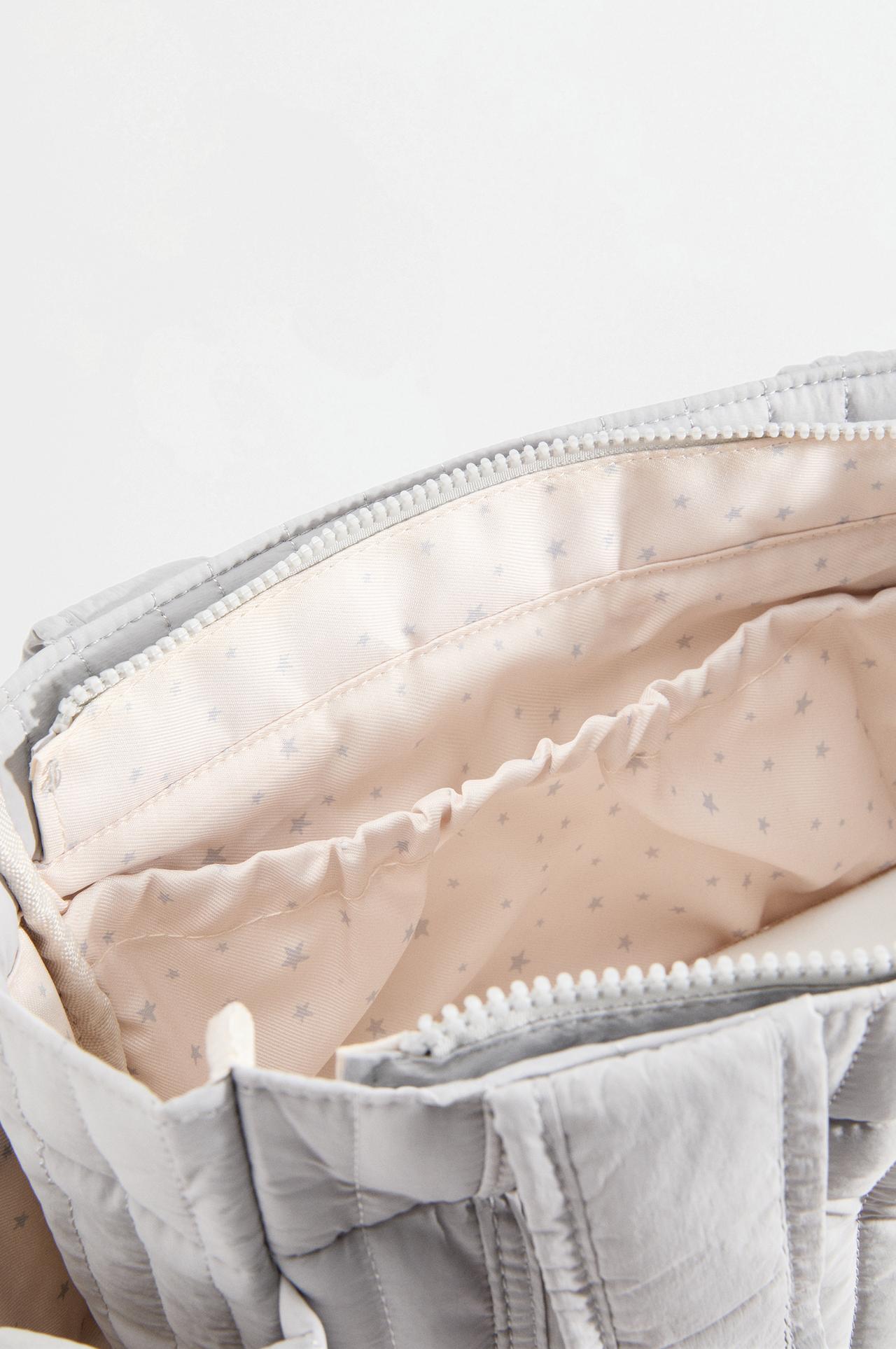 MATERNITY TOTE BAG — GREY