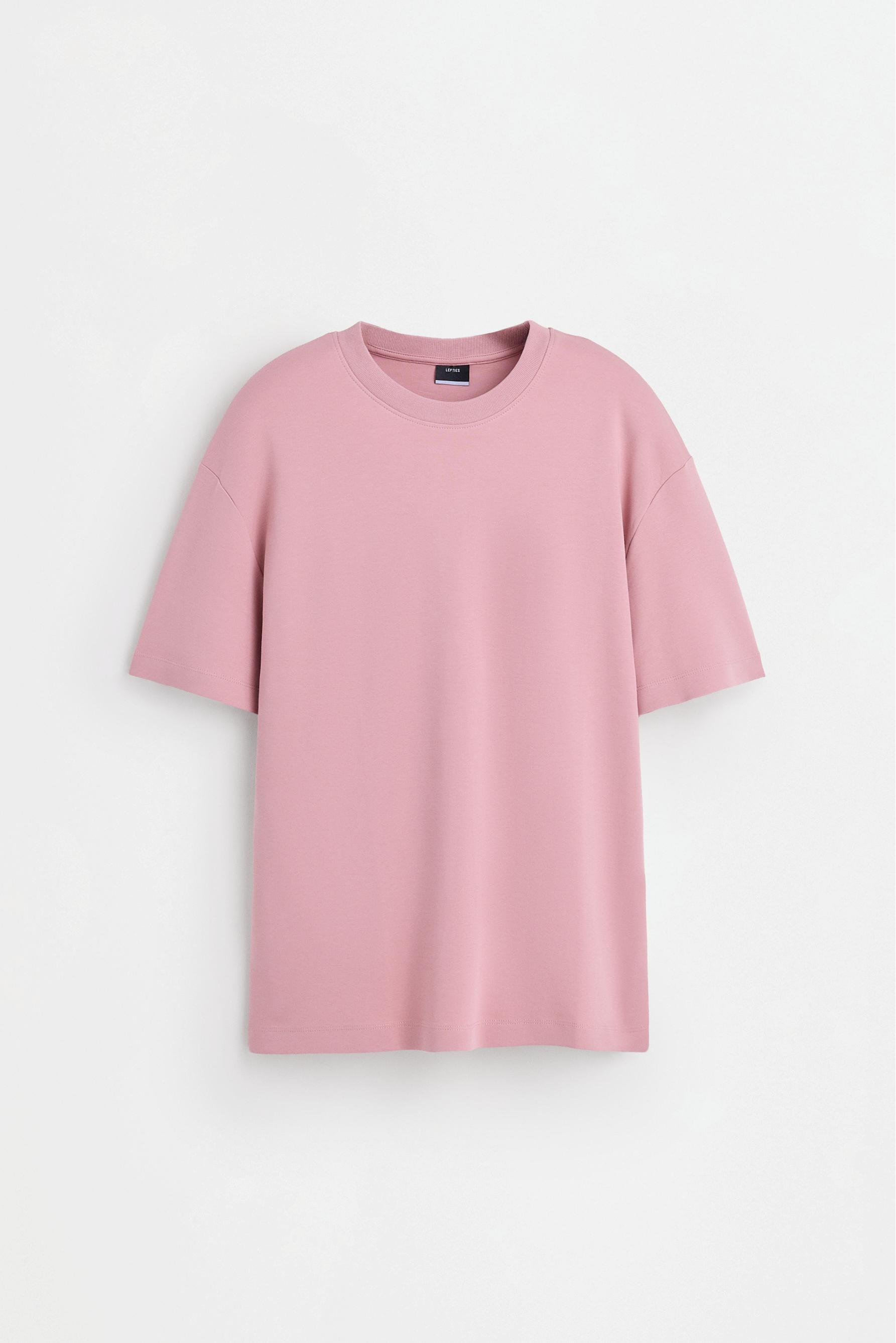 Basic interlock T-shirt — PINK
