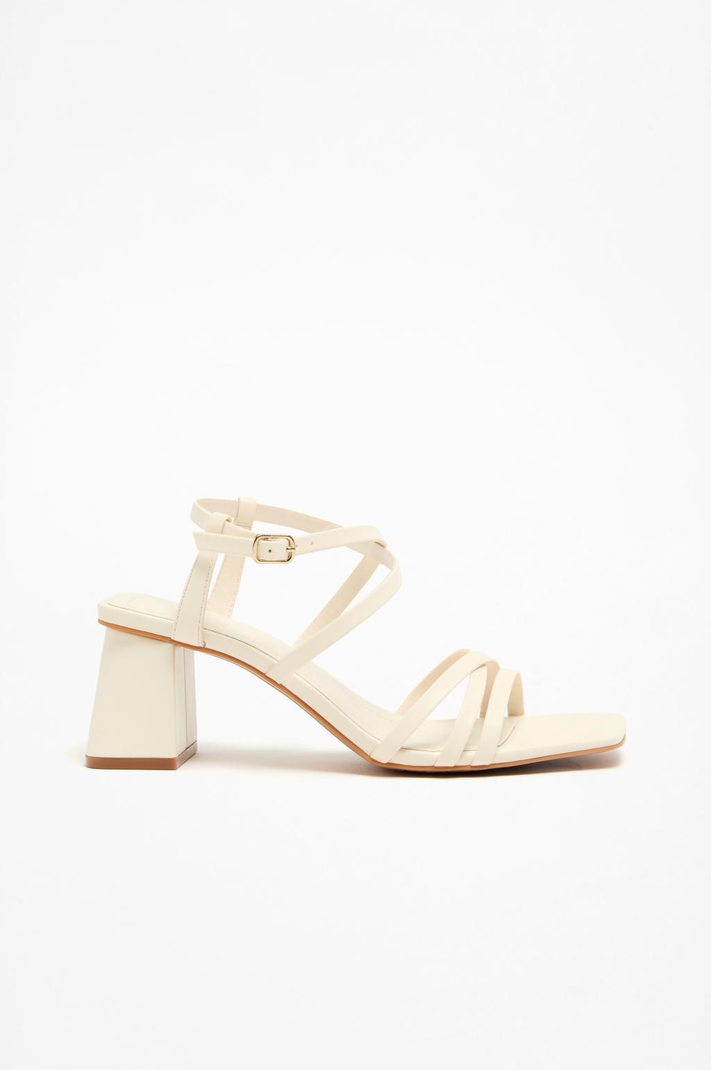 Strappy heeled sandals