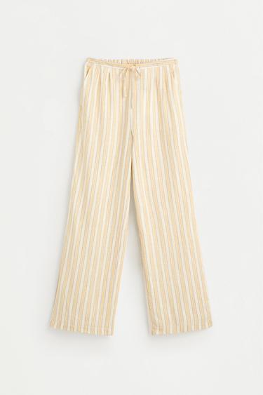 Rustic wide-leg trousers — MID YELLOW 6