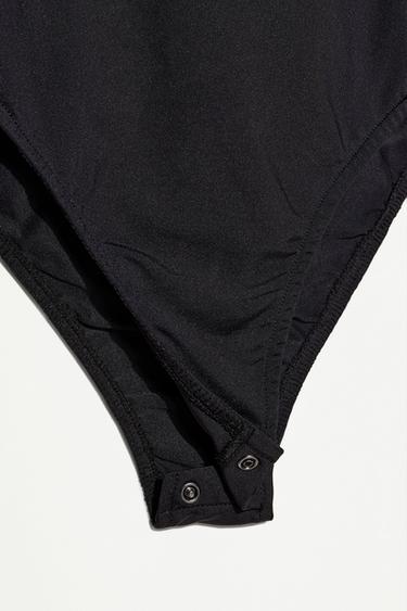 Short sleeve polyamide bodysuit — BLACK 8