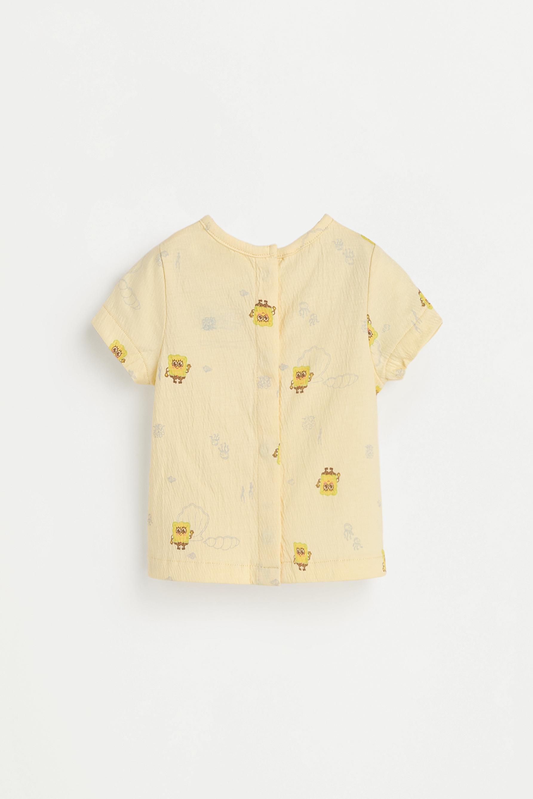 SpongeBob Nickelodeon™ T-shirt and bloomer set — VANILLA