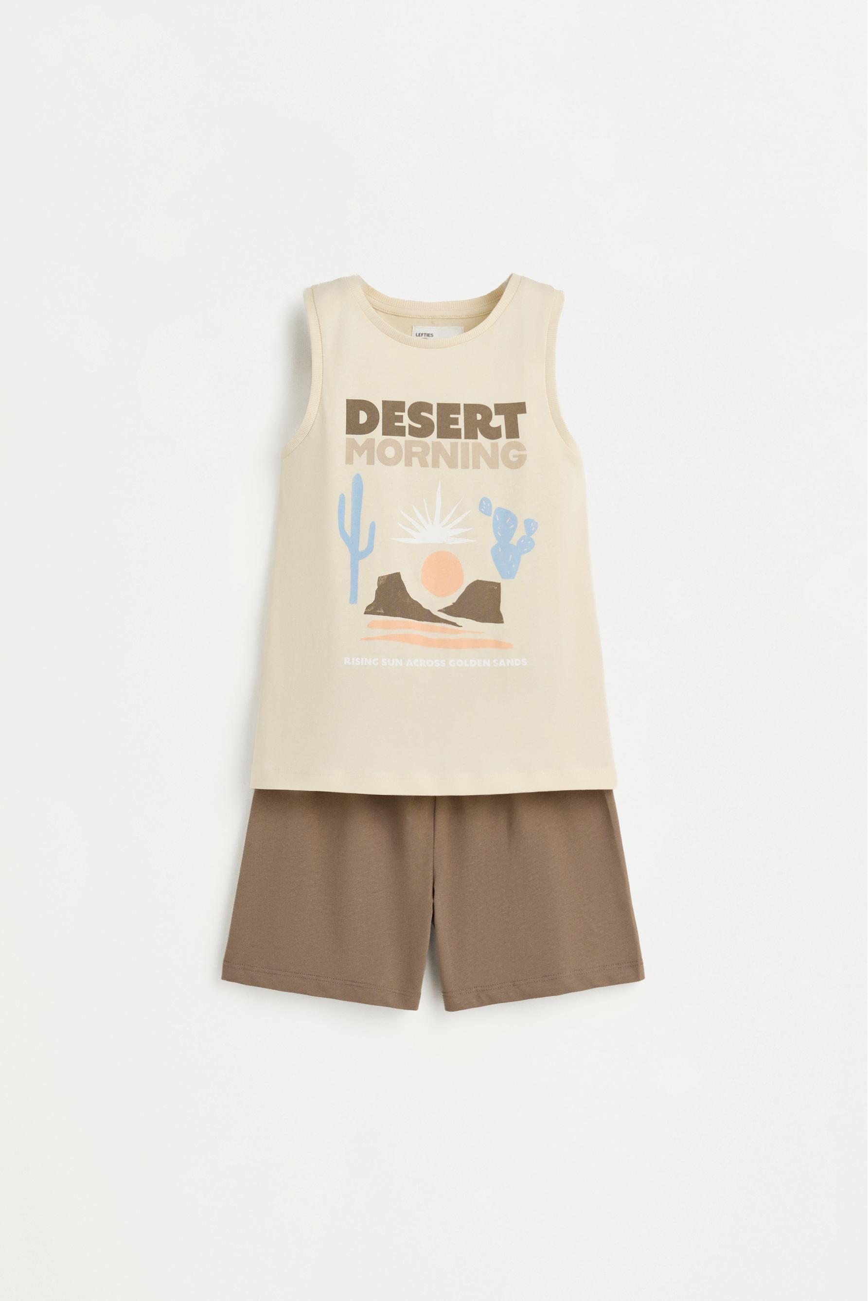 Printed strappy pyjamas — GREY