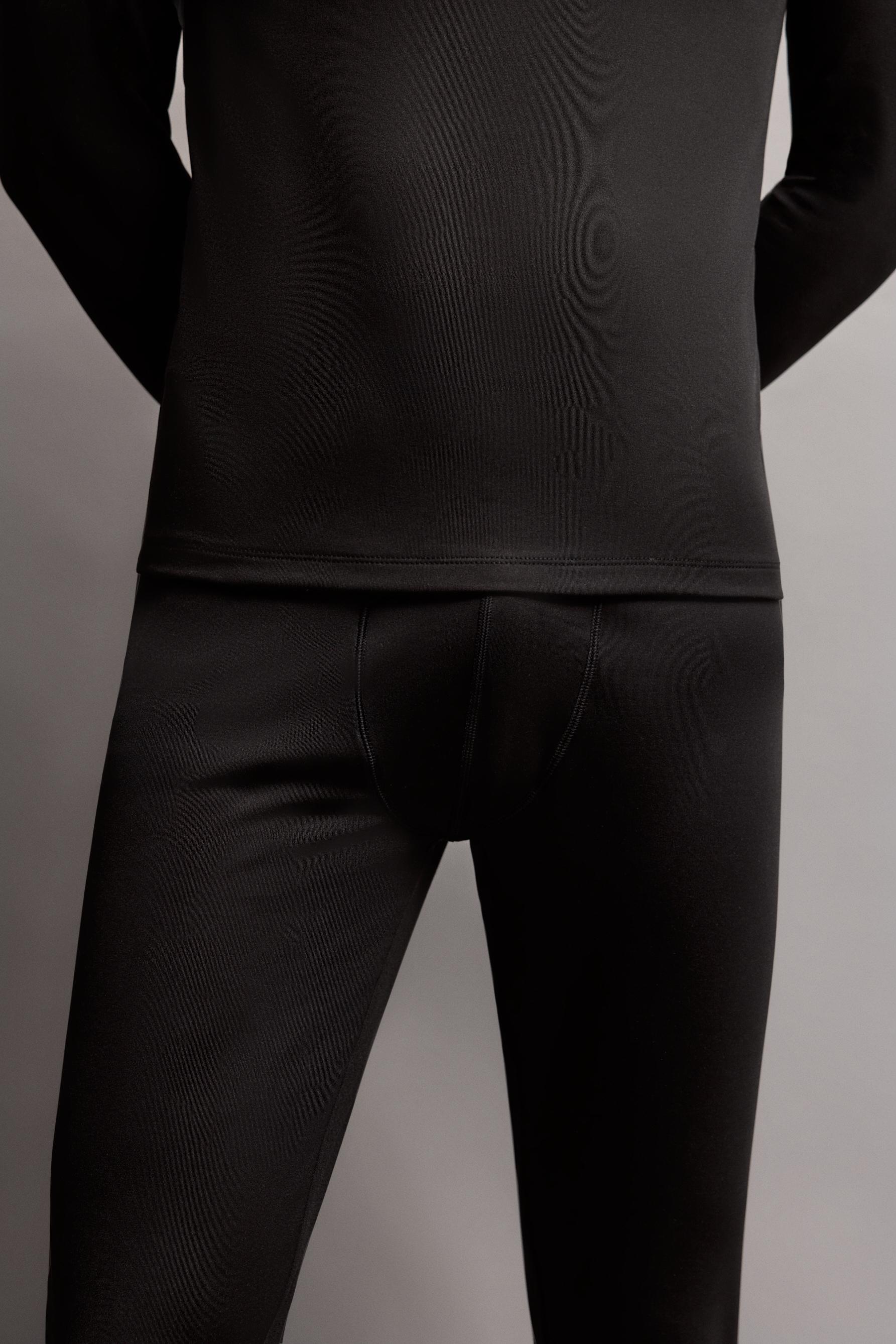 Medium-weight thermal leggings (-7ºC to 9ºC) — BLACK