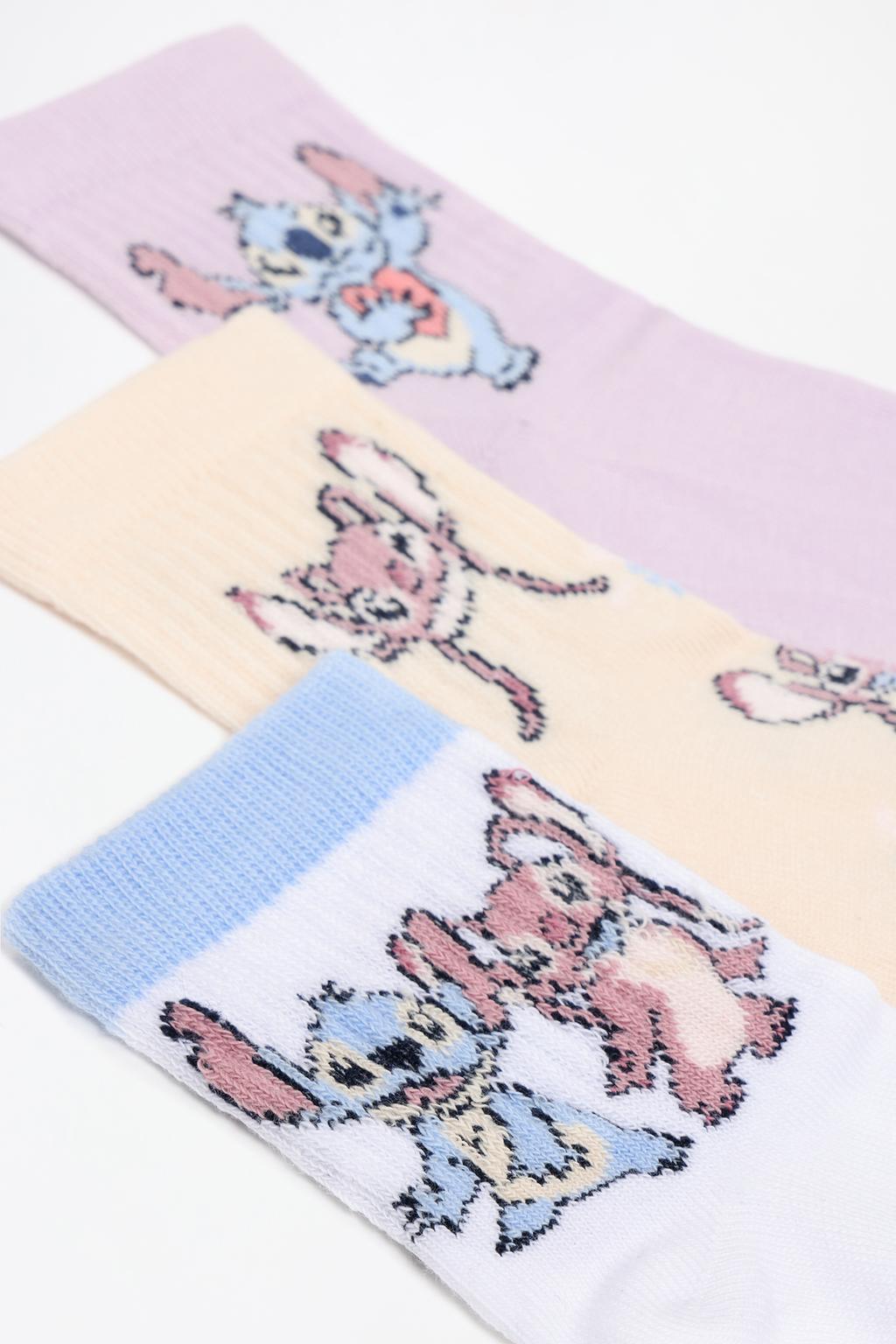 4-pack of Stitch and Angel ©Disney socks