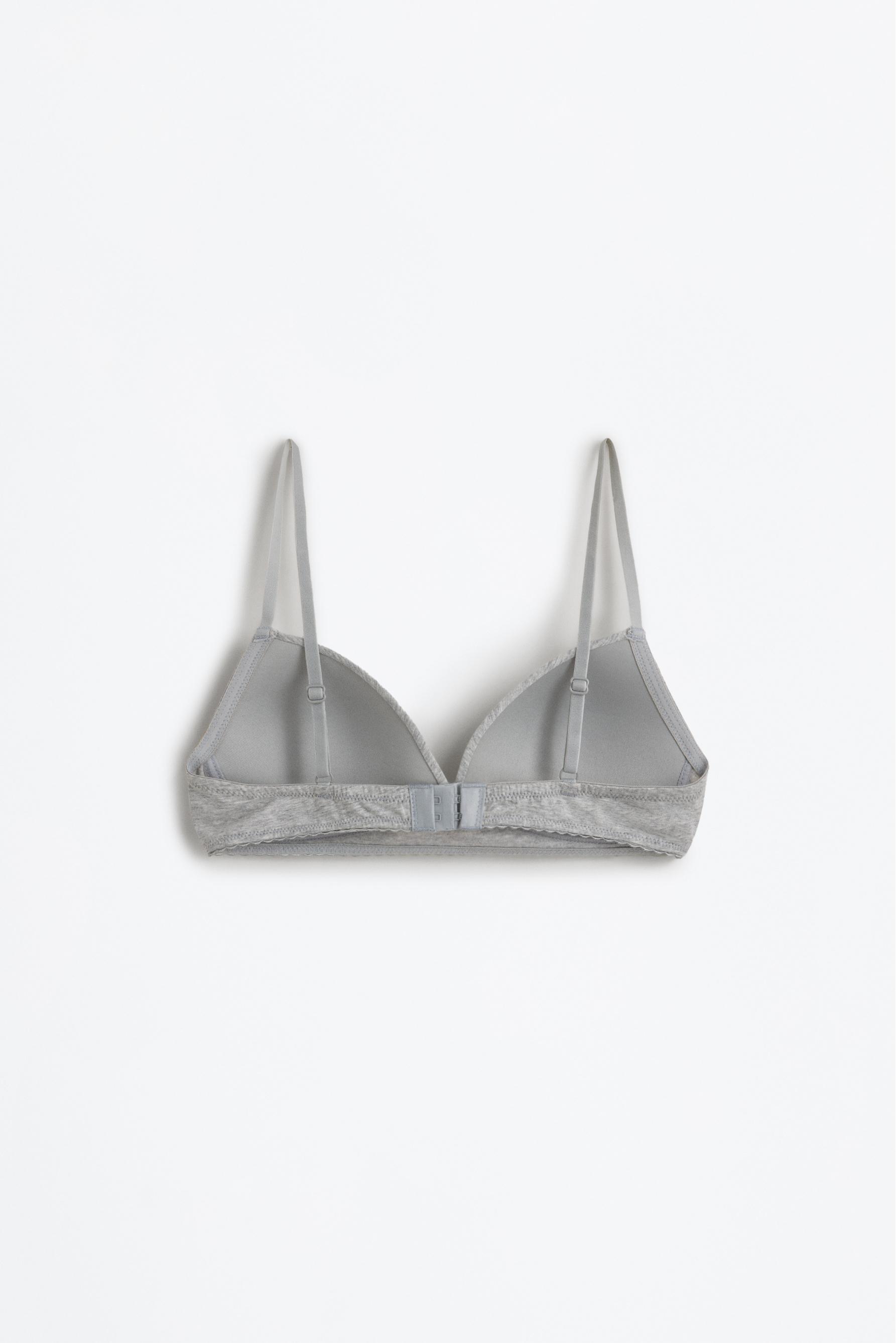 Triangle bra — GREY