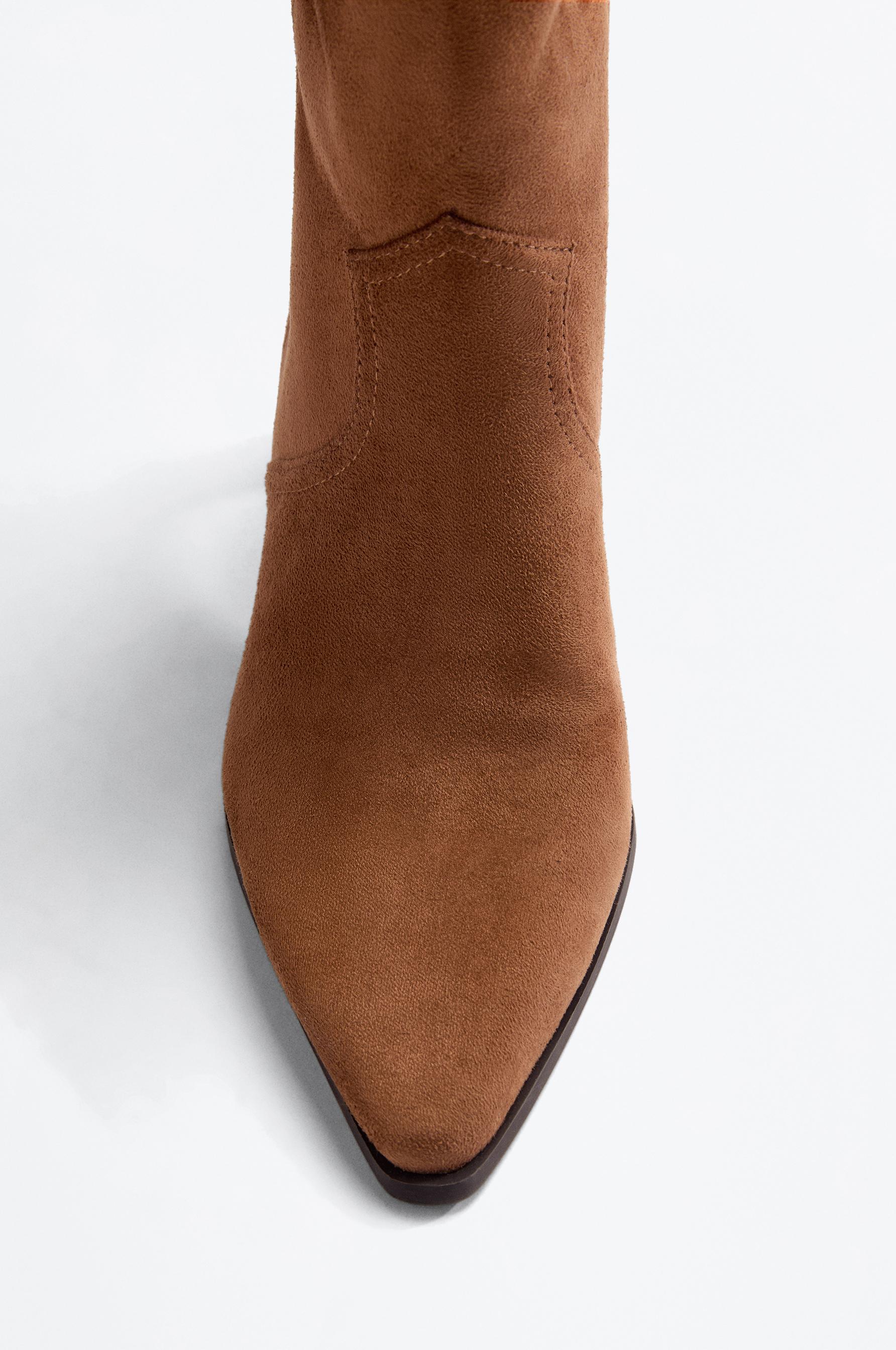Cowboy ankle boot — LEATHER