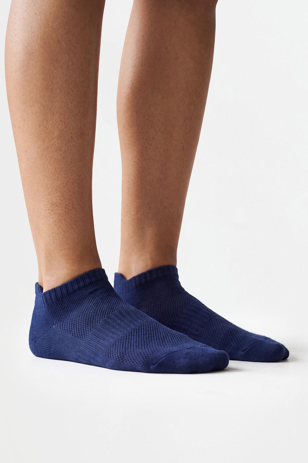 Sports ankle socks (5-pack) — BLUE