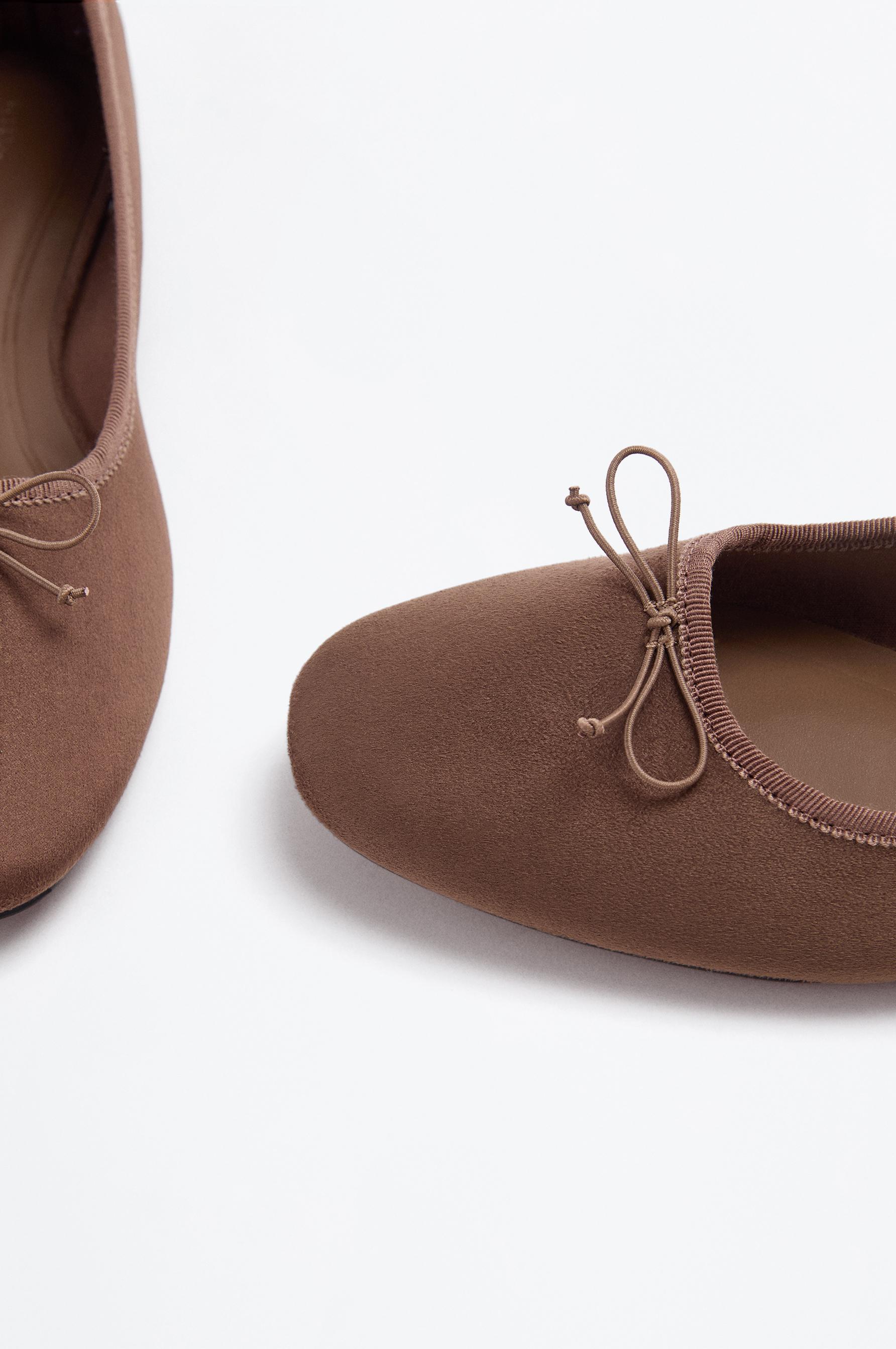 Basic ballet flats — BROWN