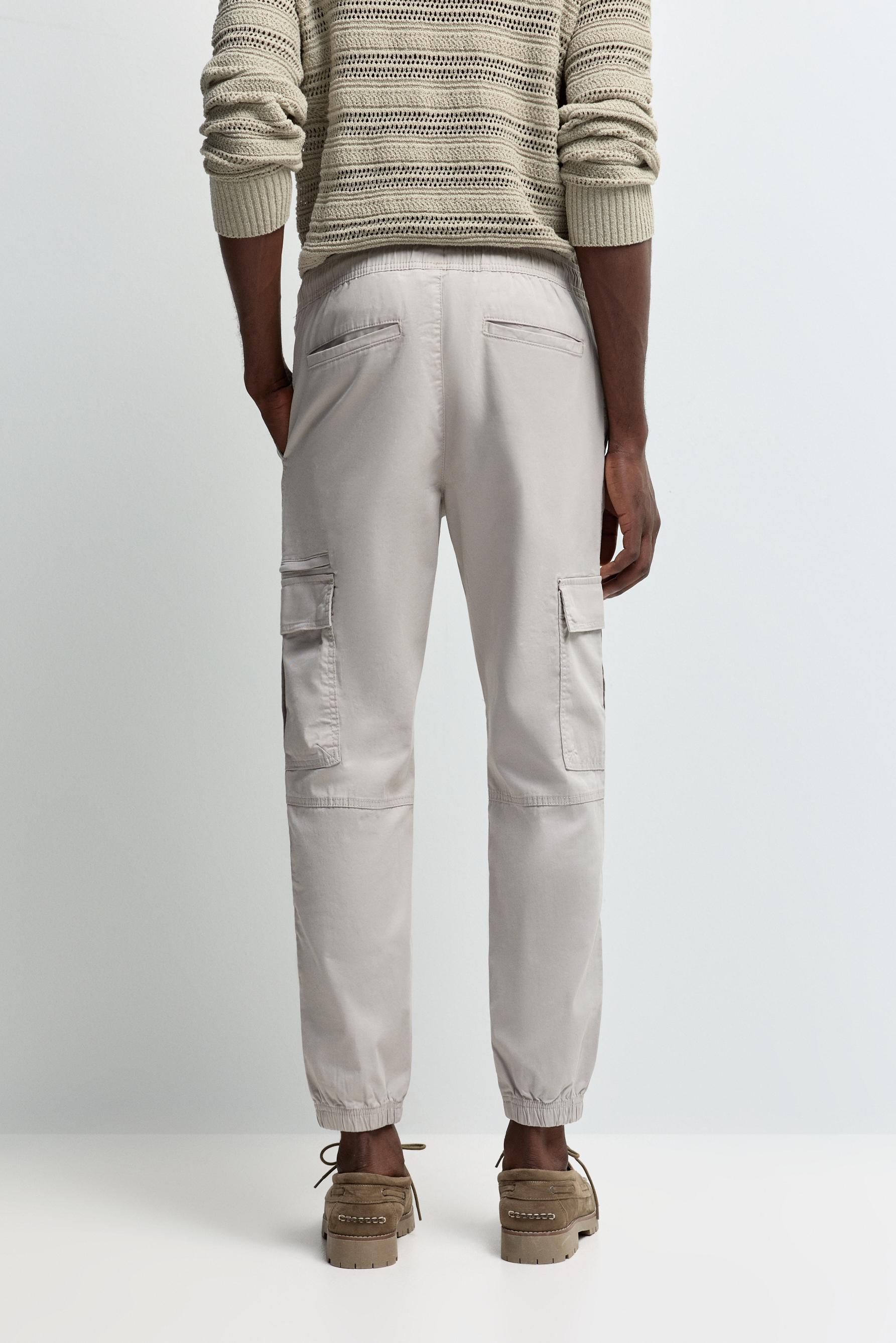 Cargo jogger trousers — GREY