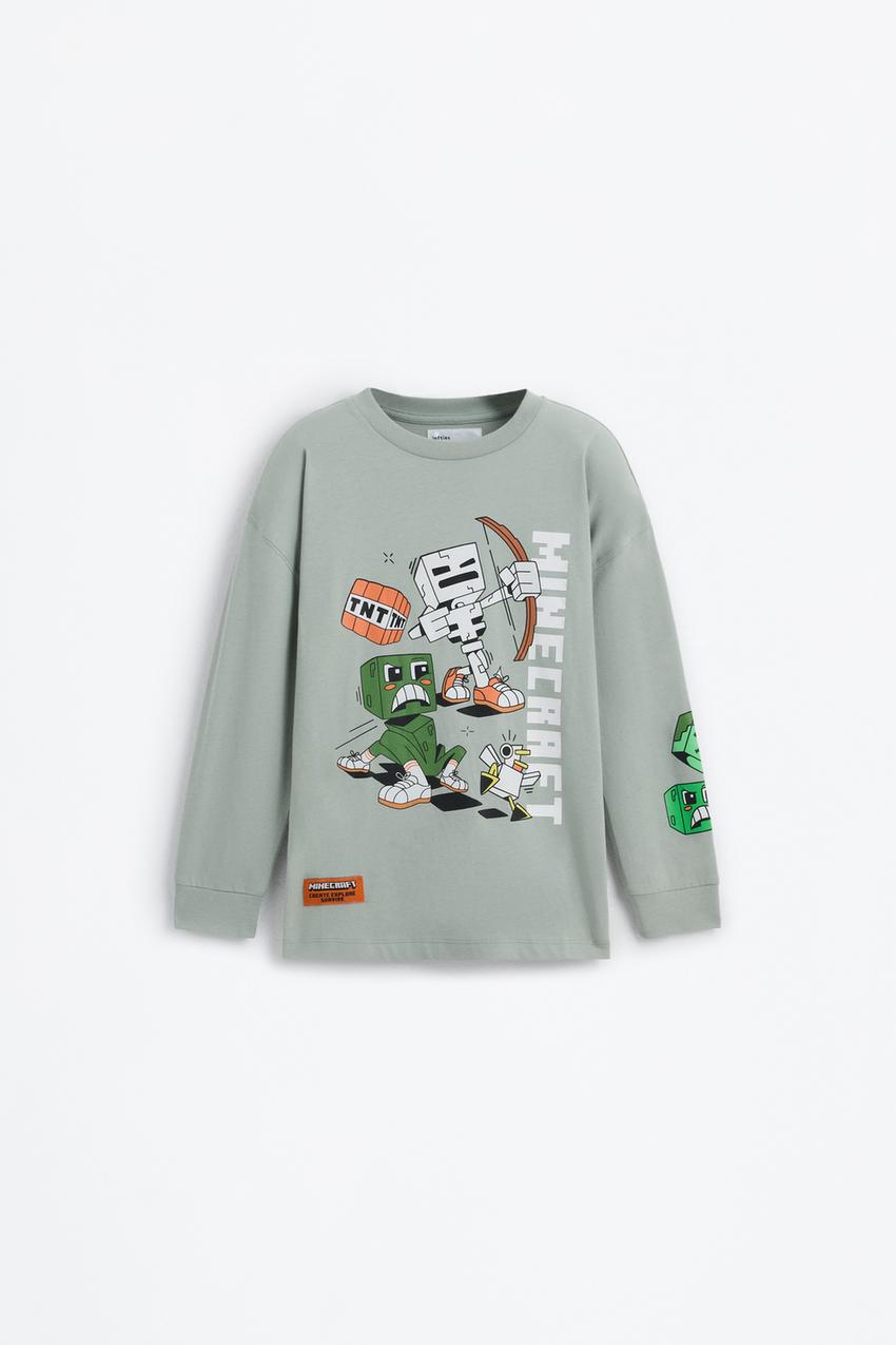 Maglietta Minecraft Maglieria /// TEEN GIRL Donna Lefties