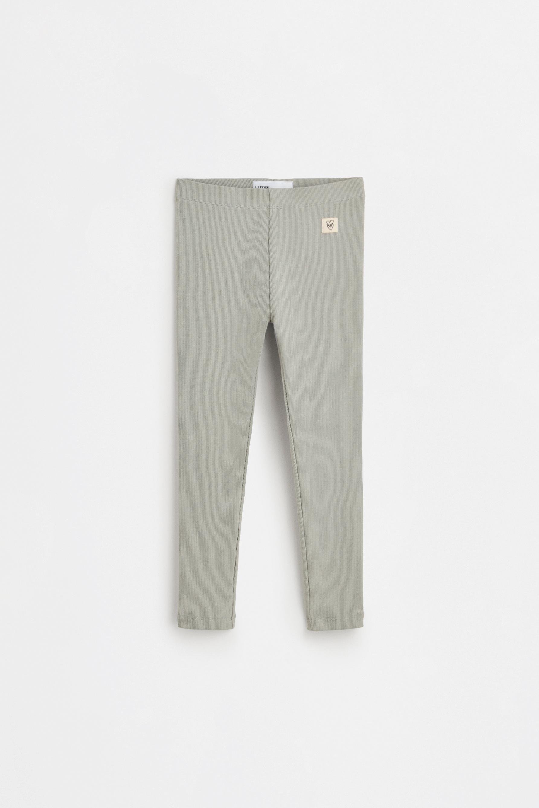 Ribbed leggings — MEDIUM GREEN