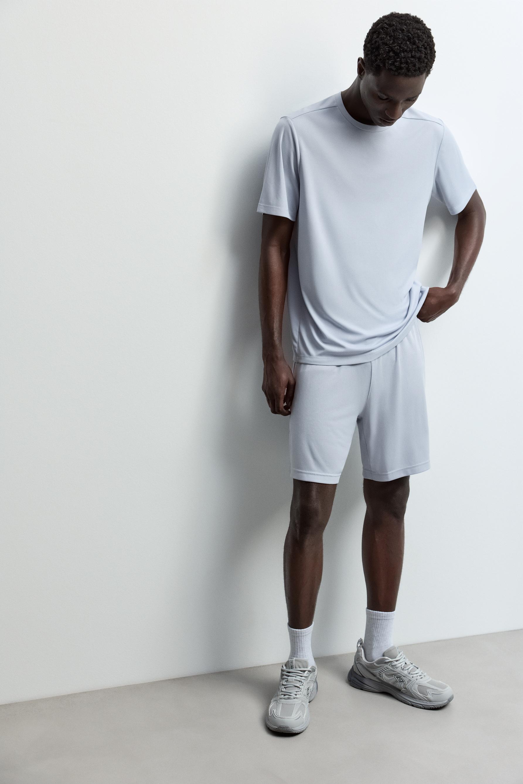 Bermuda sports shorts — DARK GREY MARL