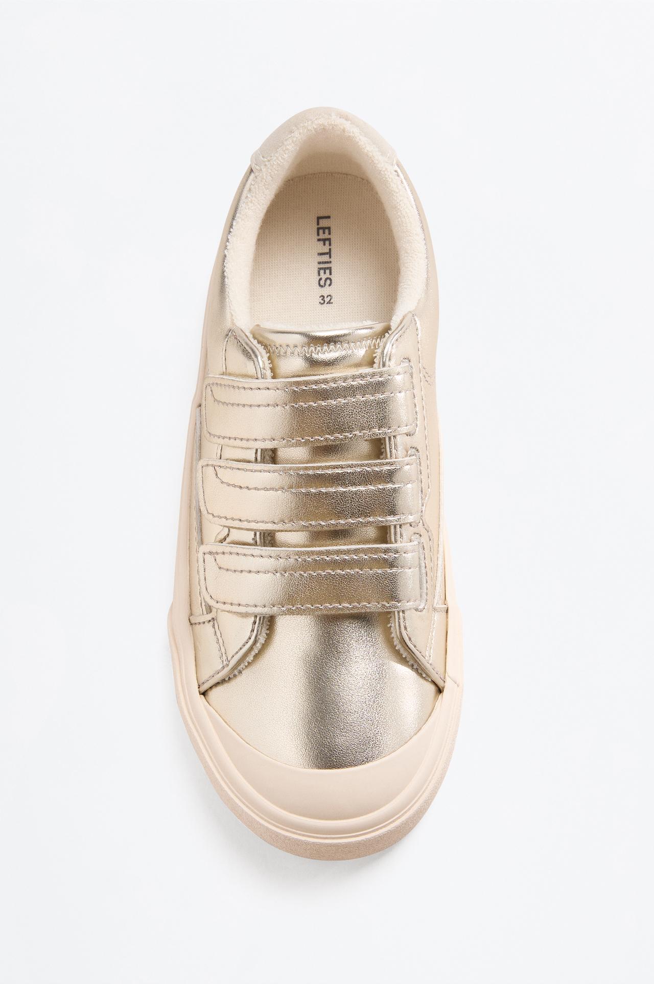 Gold metallic slipper — GOLD