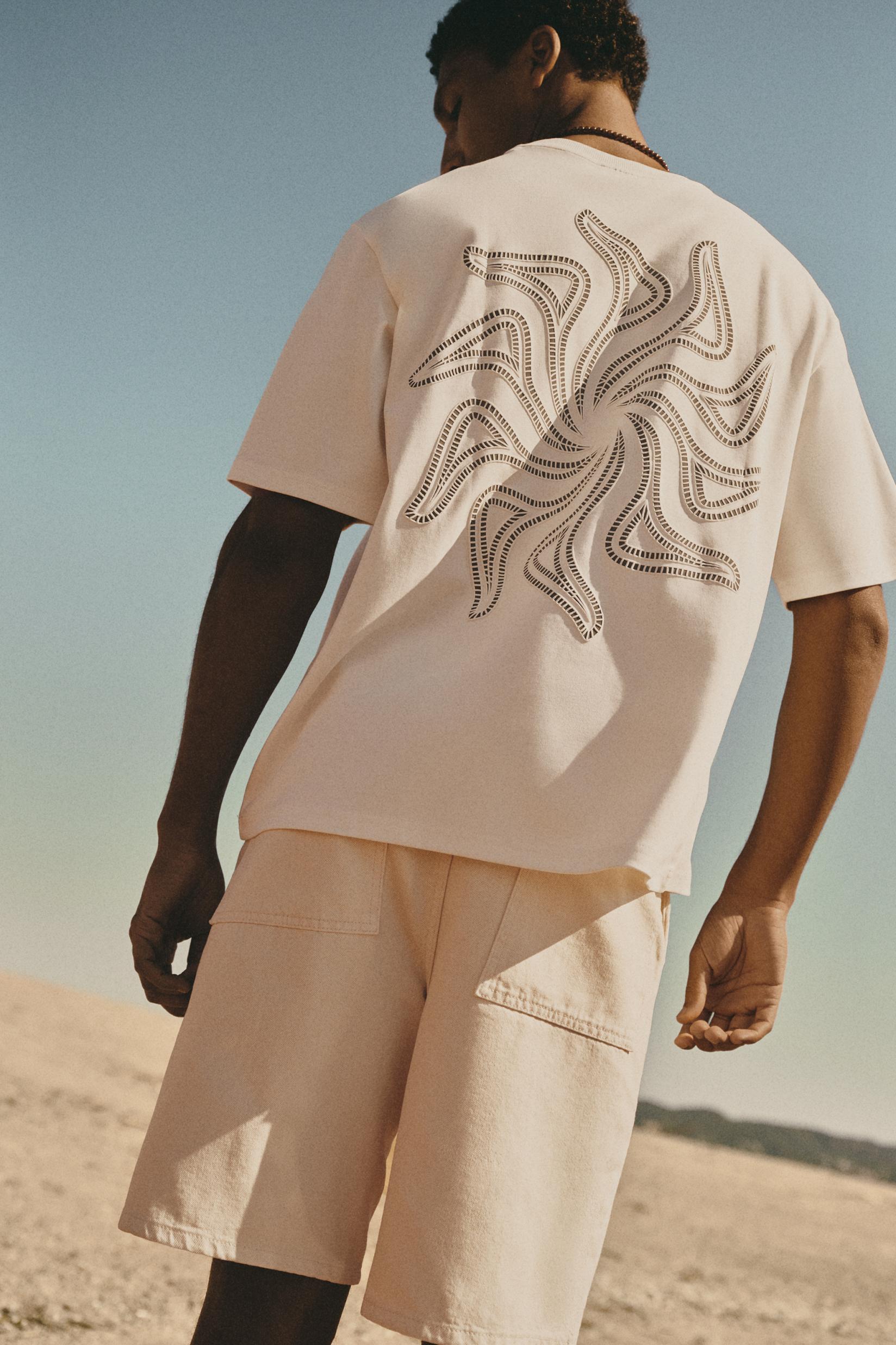 Back print T-shirt — OFF WHITE