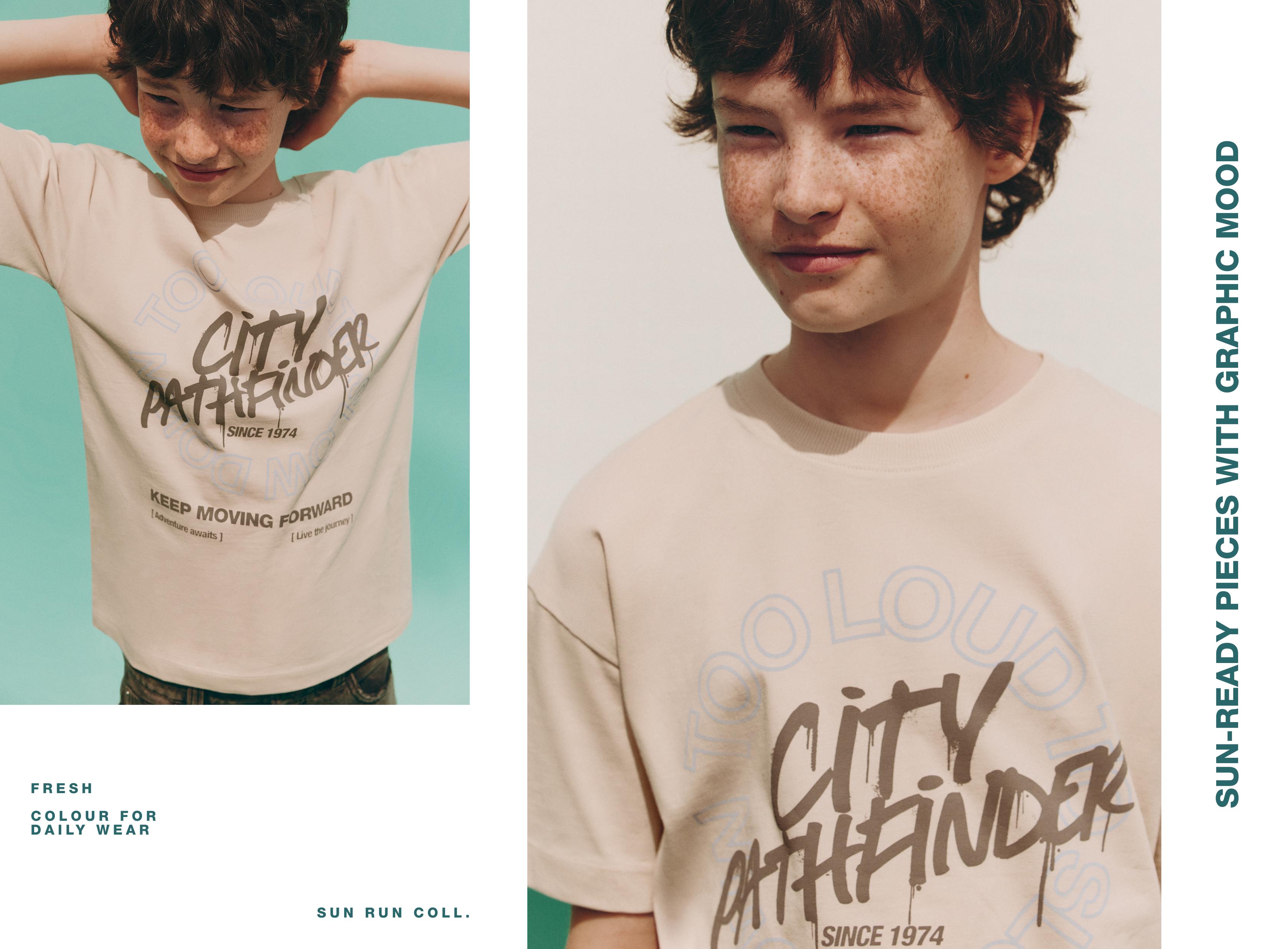 Printed T-shirt — ECRU