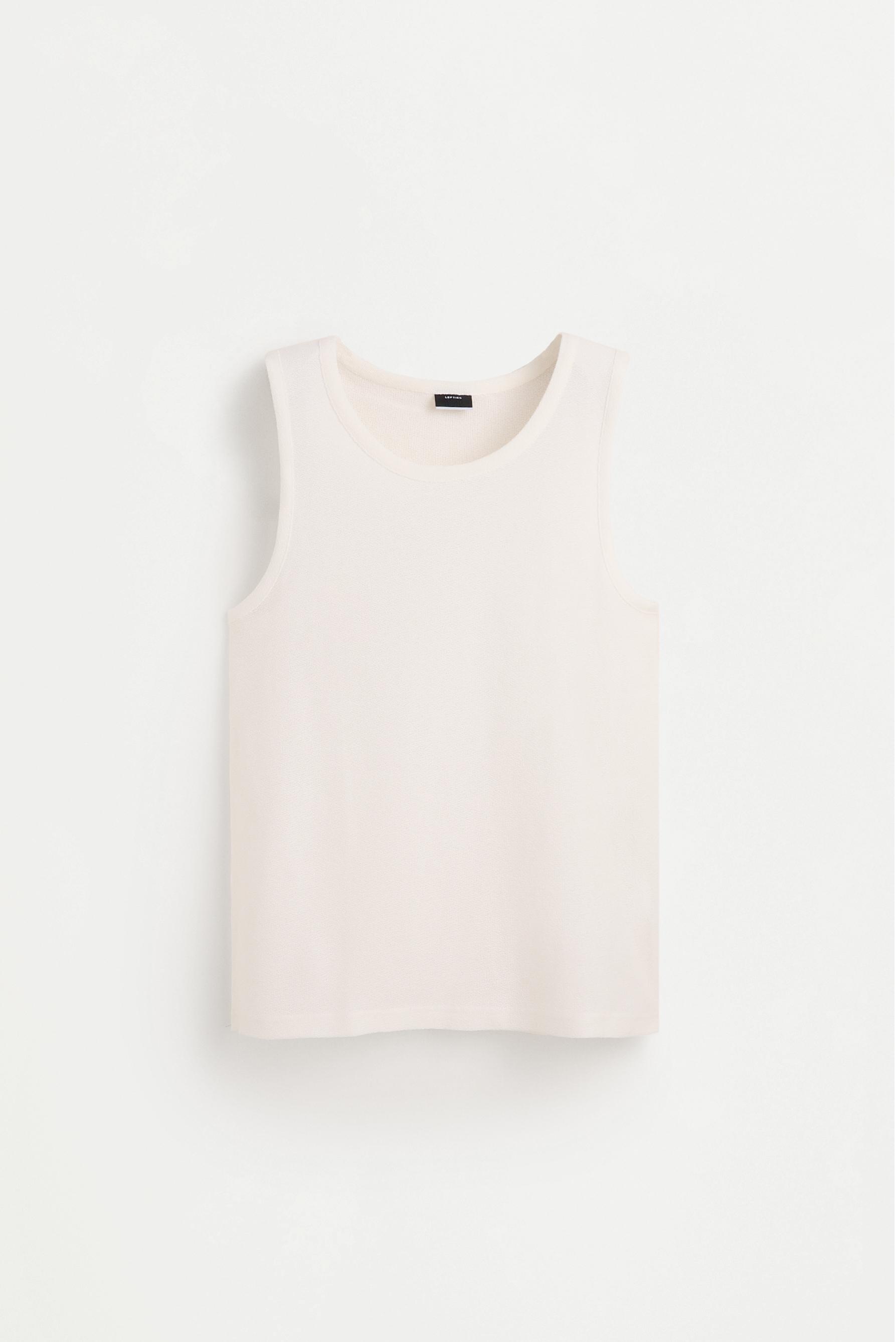 Rustic tank top — OFF WHITE