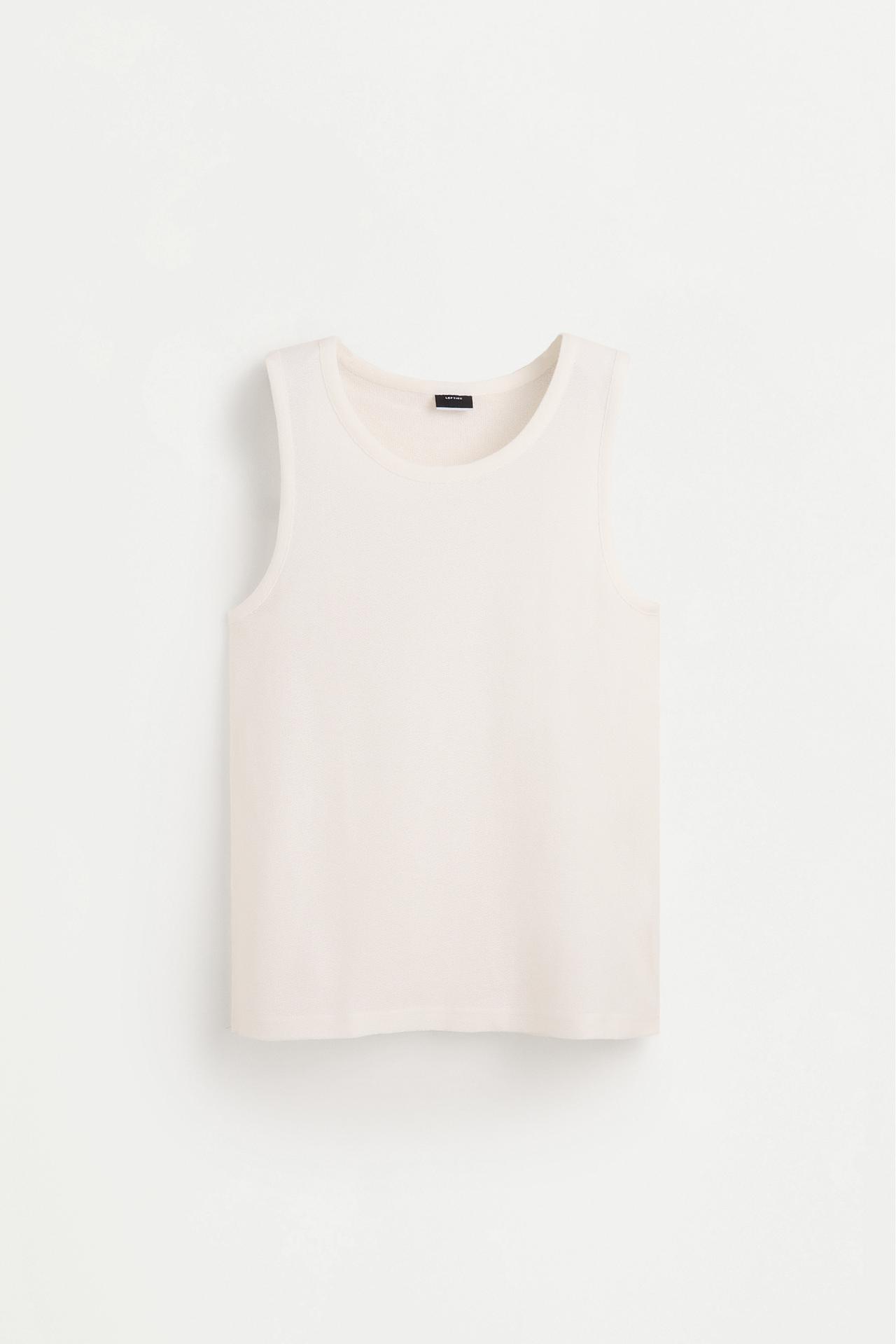 Rustic tank top — OFF WHITE