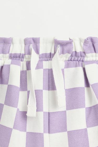 Heart print Bermuda shorts — SAND 3