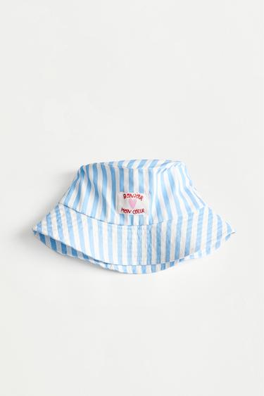 Striped bucket hat — SKY BLUE 3