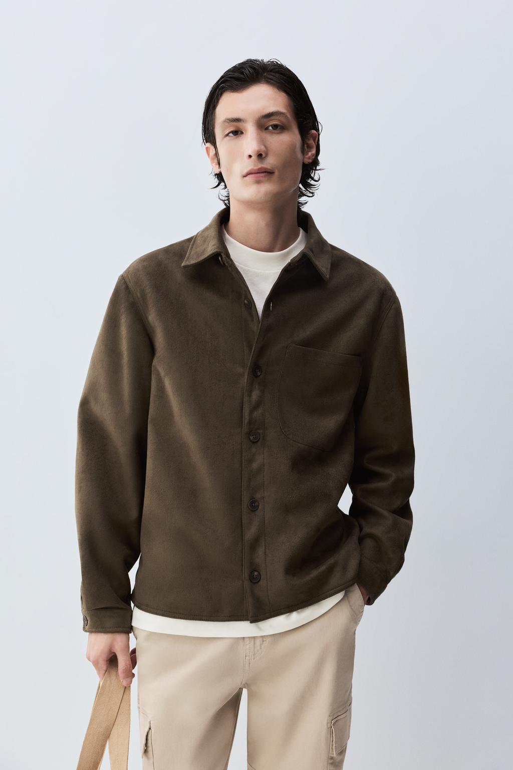 Sobrecamisa antelina