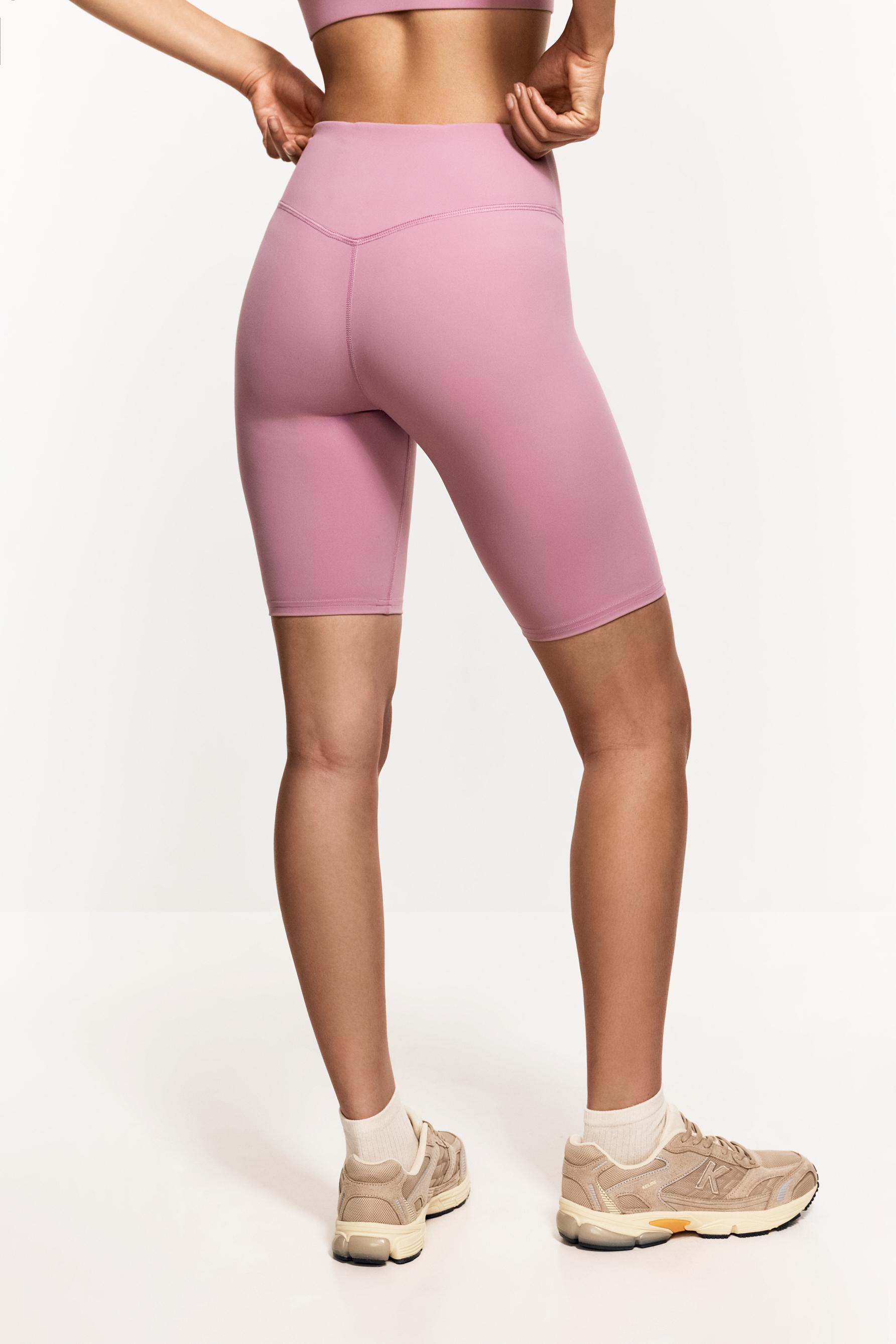 Basic cycling leggings — PASTEL PINK