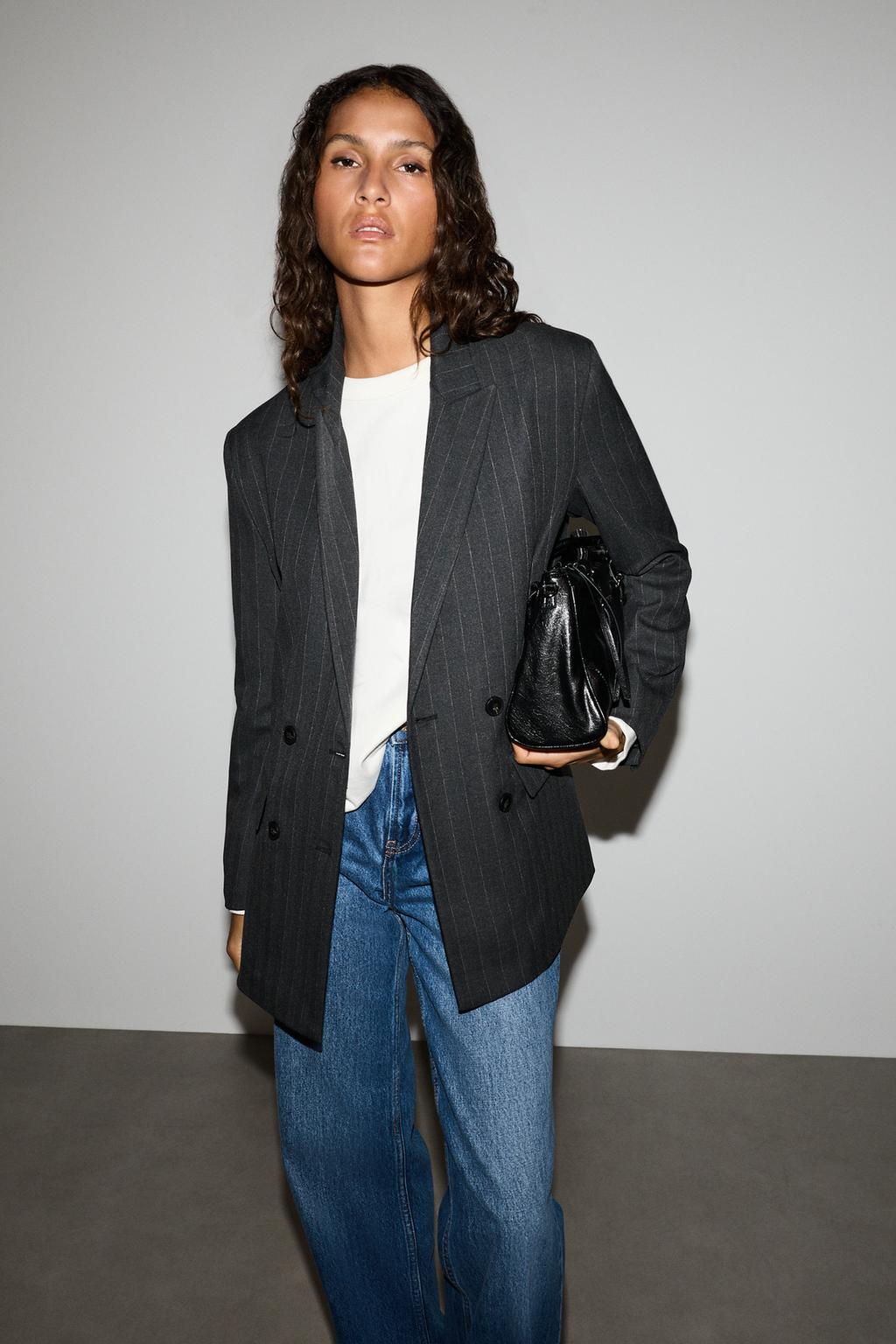 Pinstripe blazer