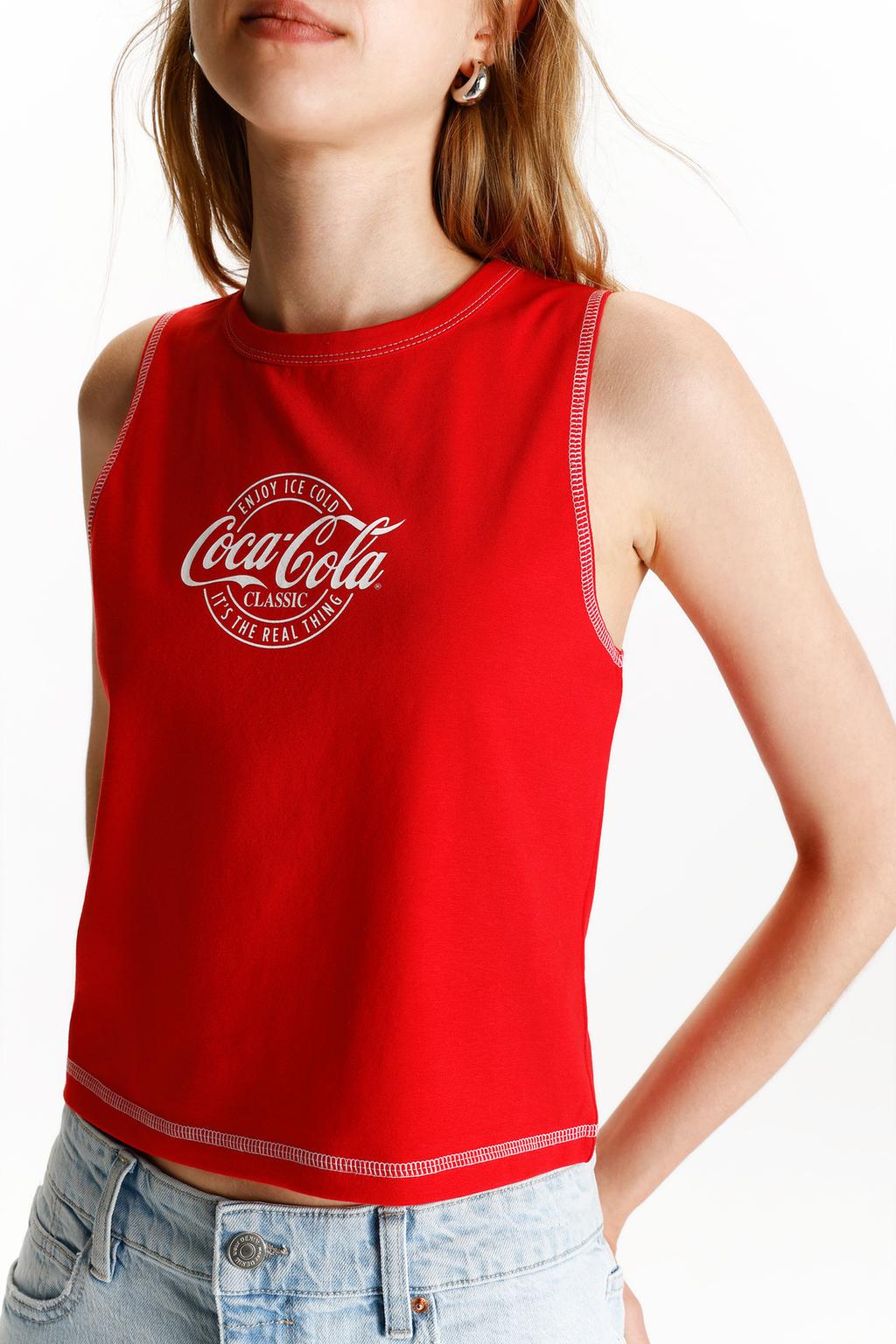 Camiseta tirantes Coca-cola