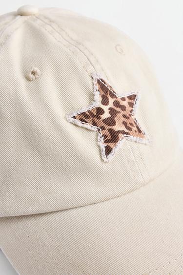 Star patch cap — ECRU/BEIGE 3