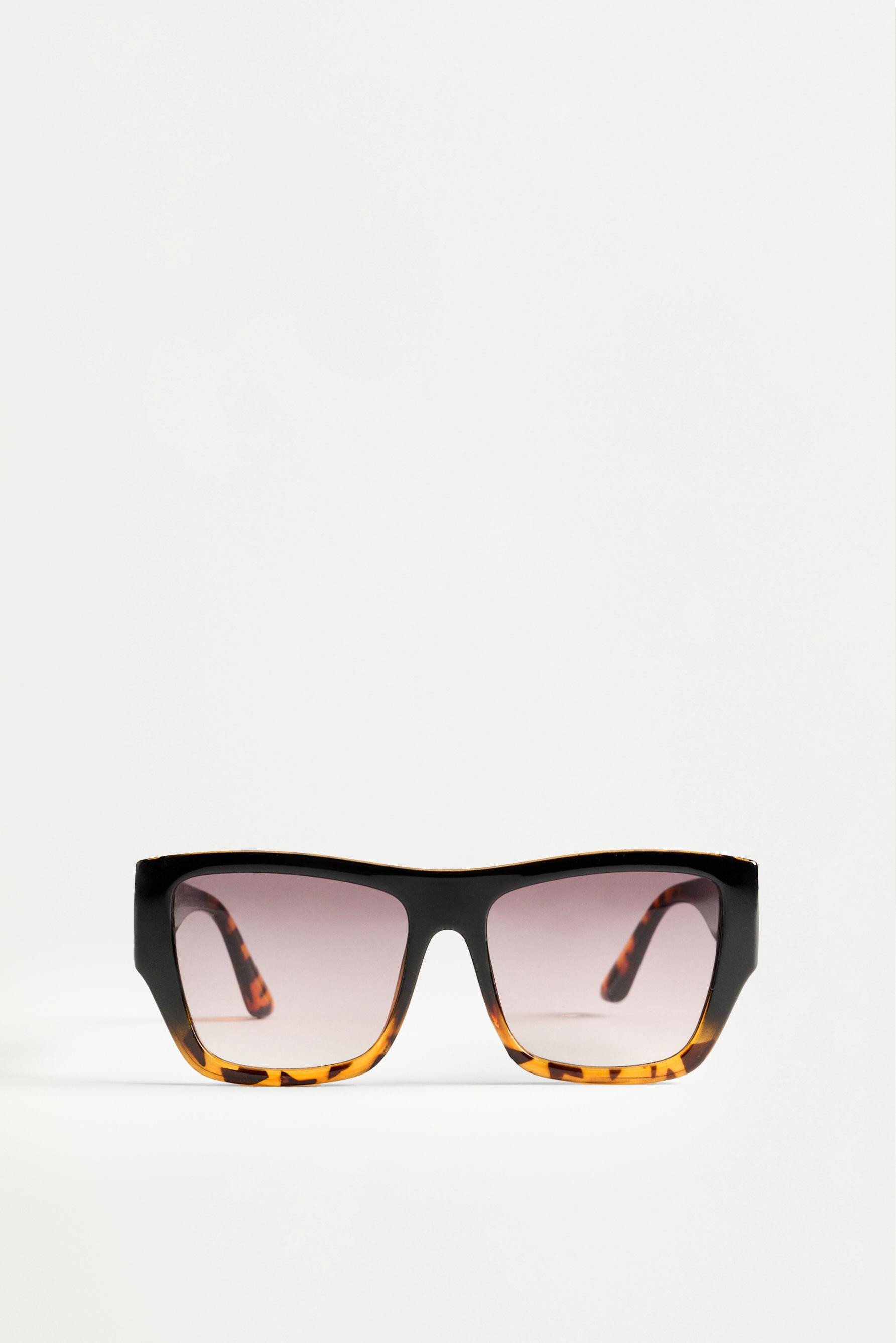 Oversized mixed-frame glasses — VARIOUS (alternate view)