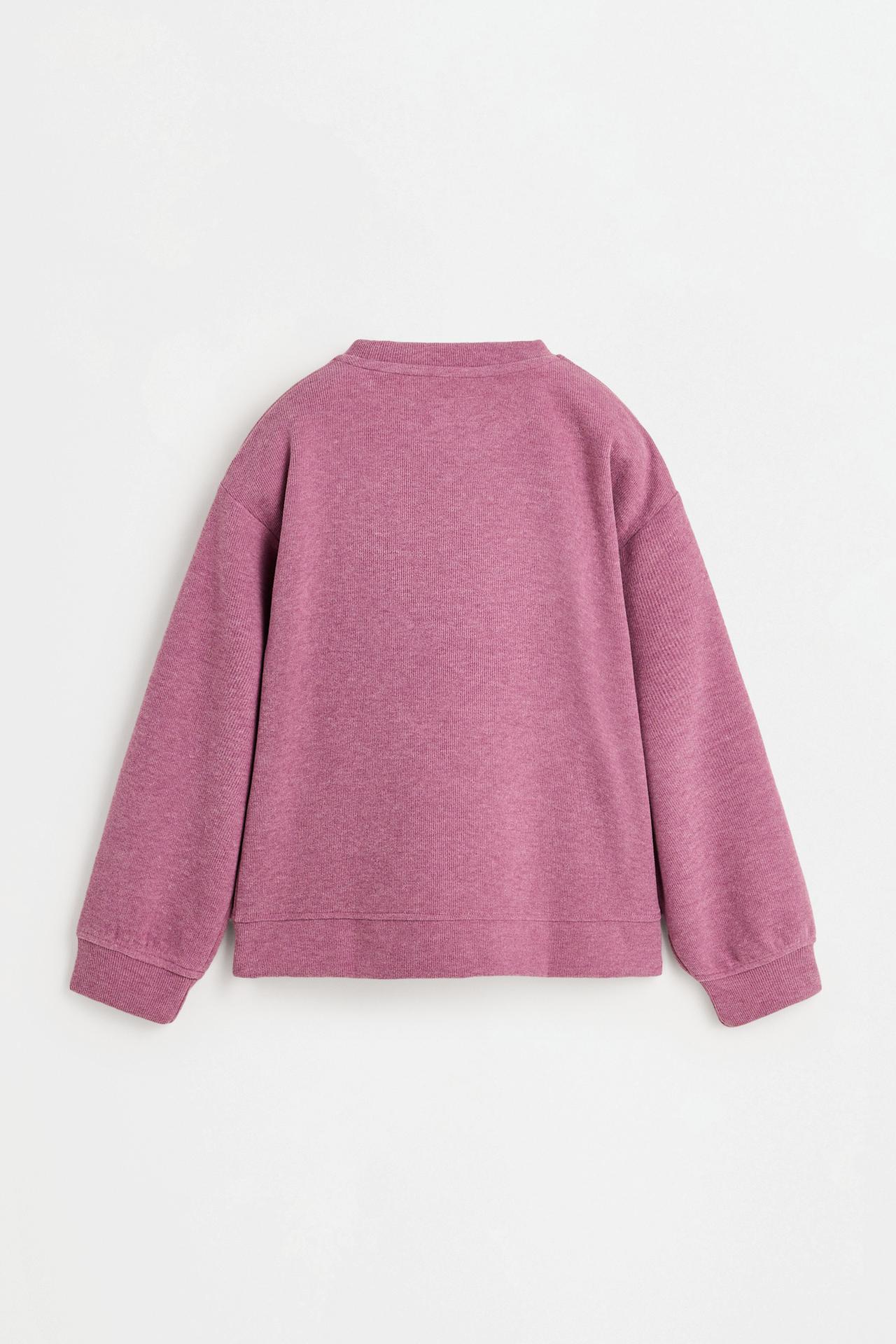 Bias cut star sweatshirt — PINK