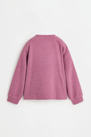 Bias cut star sweatshirt — PINK 2