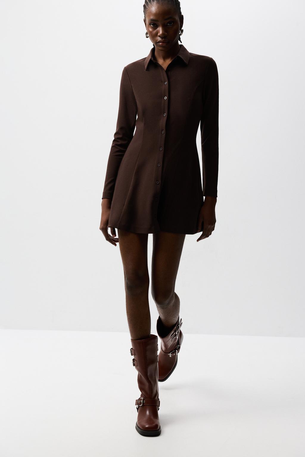 Short shirt dress